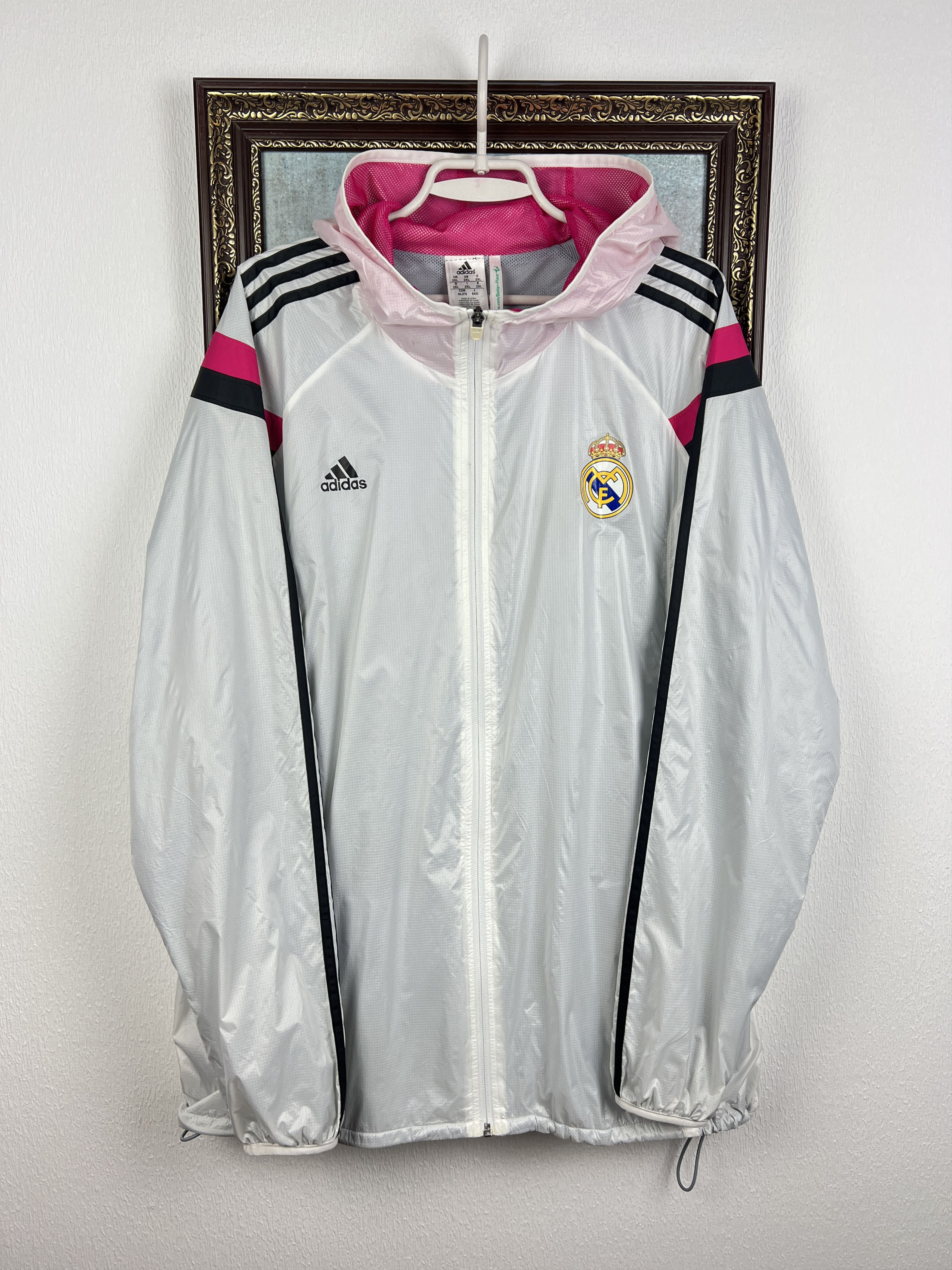Adidas Real Madrid Football Lighweight Jacket Soccer Track Top Size US XXL / EU 58 / 5 - 2 Thumbnail