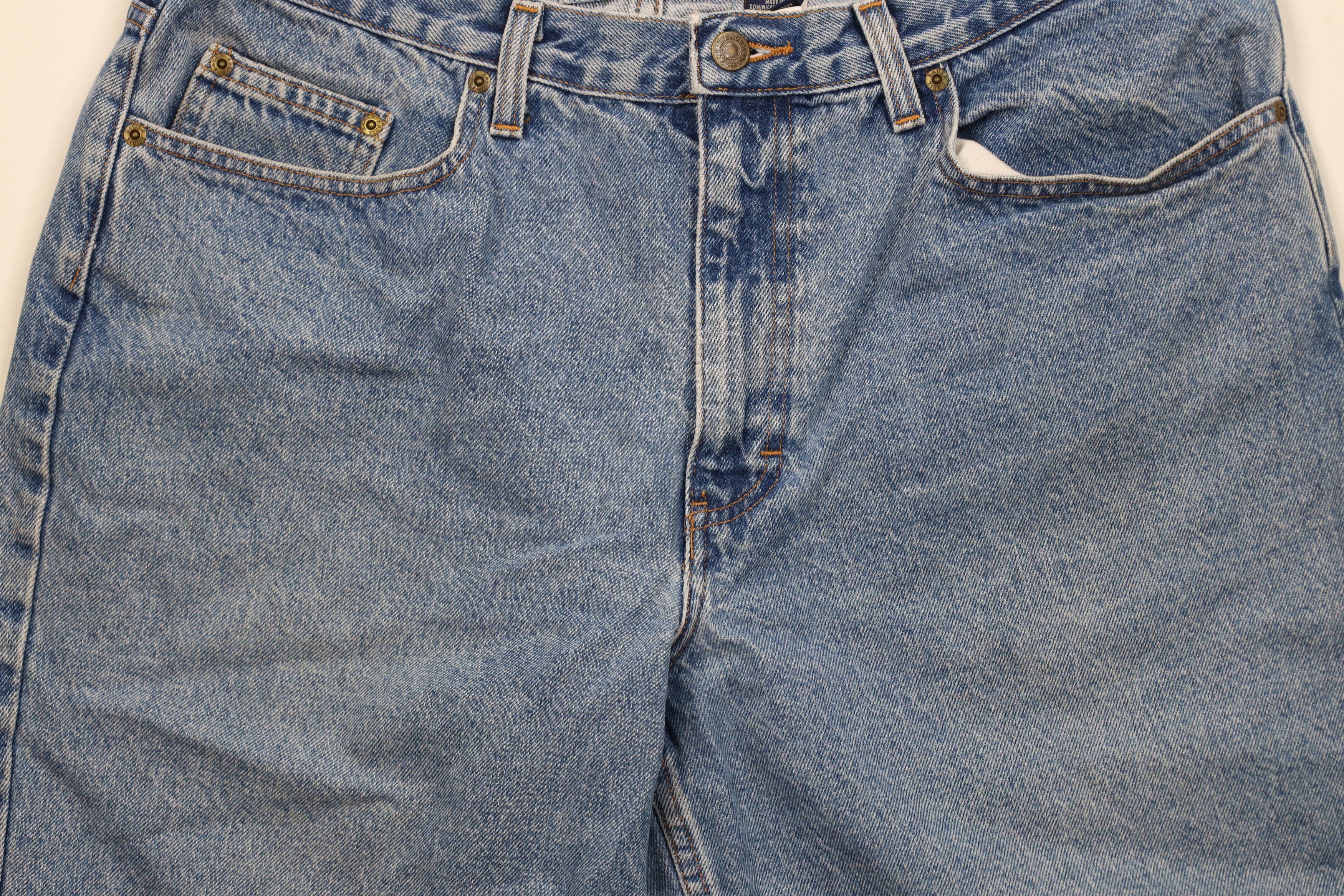 Eddie Bauer Vintage 90s Eddie Bauer Denim Jean Shorts Jorts Blue Cotton Size US 38 / EU 54 - 3 Thumbnail