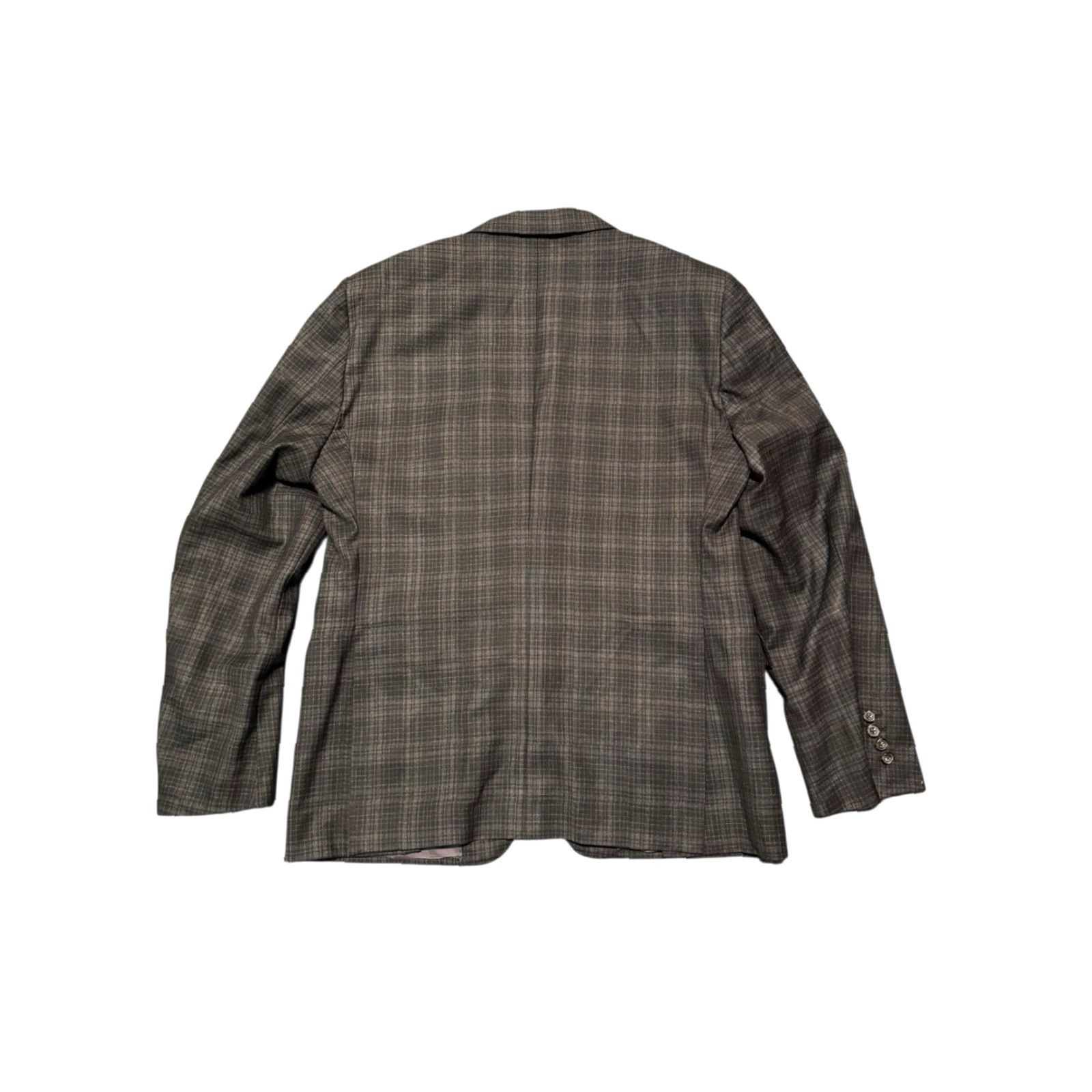 Todd Snyder Todd Snyder Sutton Suit 46L 37 Custom Grey Plaid 100% Super 130s Wool Made USA Size 46R - 7 Thumbnail