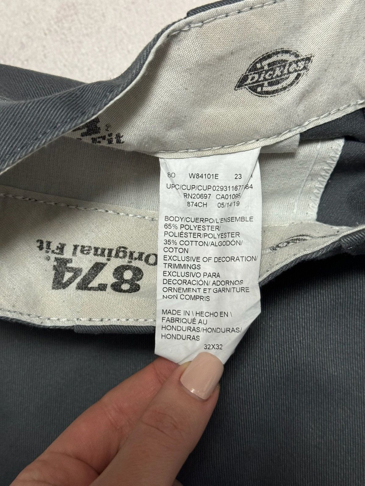 Dickies × Vintage Vintage Dickies 874 Pants Straight Mens Y2K 90s 32x32 Size US 32 / EU 48 - 9 Thumbnail