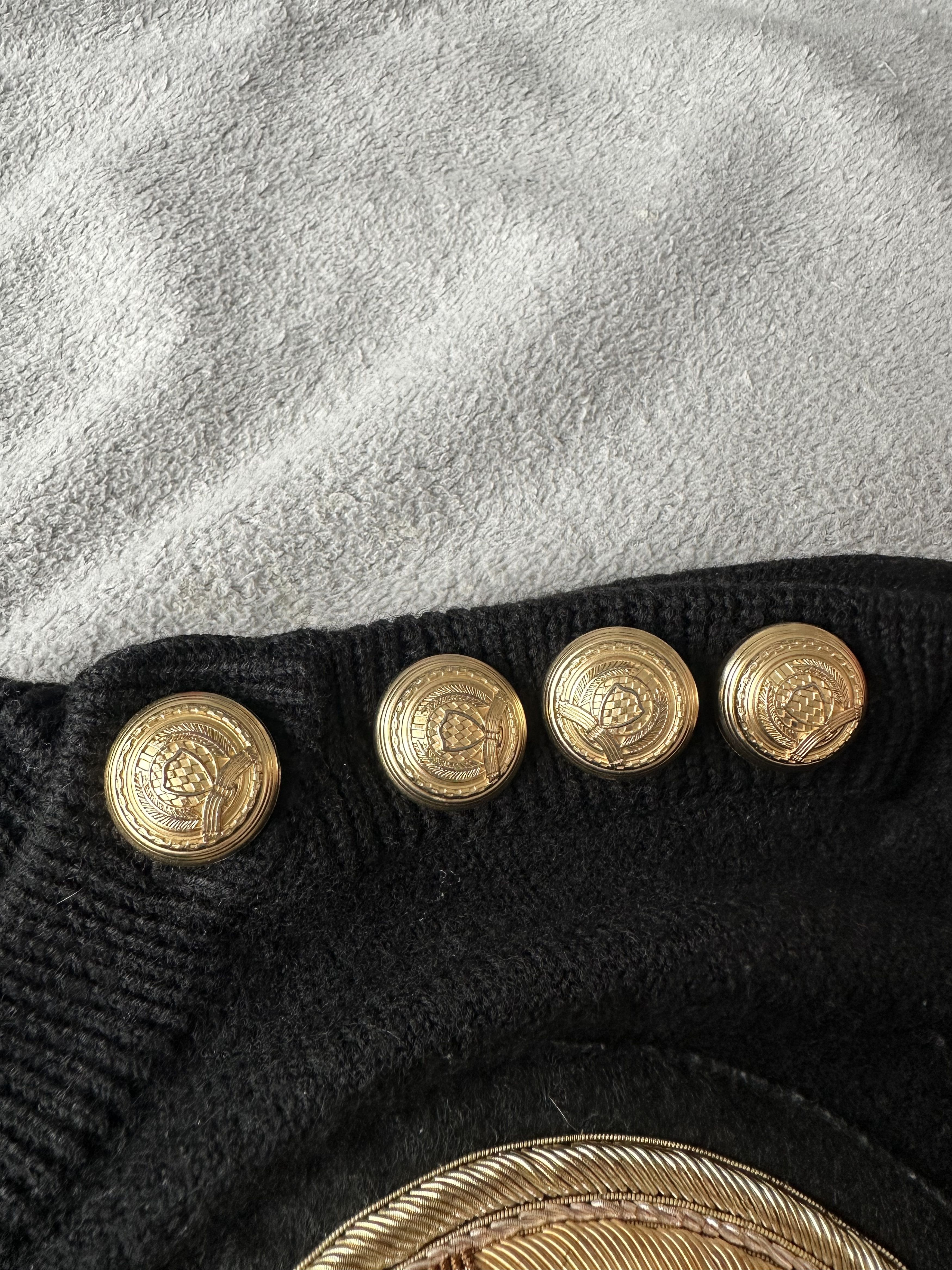 Balmain × H&M Balmain x H&M Embroidered Military Sweater Logo Size US M / EU 48-50 / 2 - 3 Thumbnail