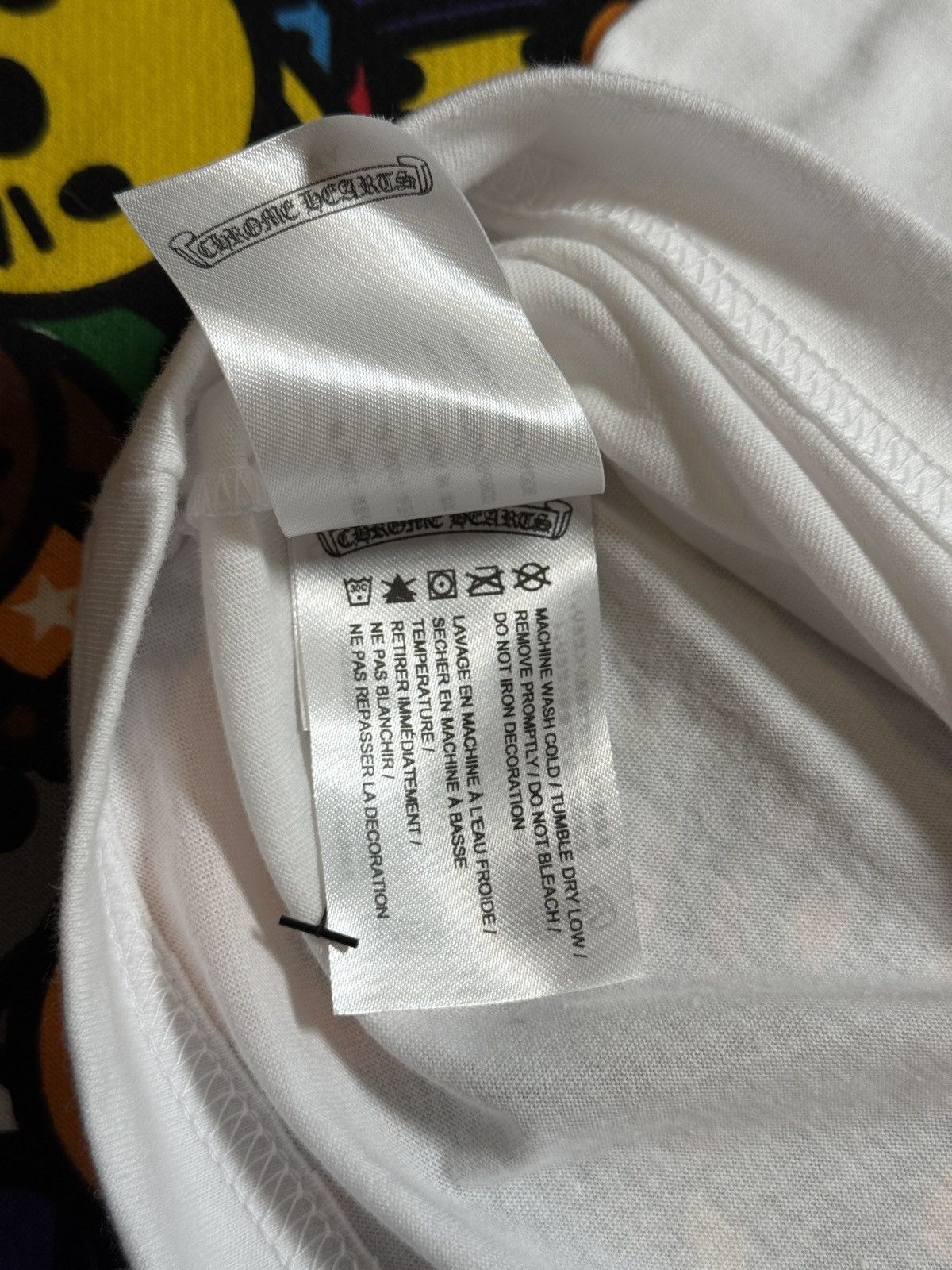 Chrome Hearts Chrome Hearts White Script Logo Long Sleeve Tee Size US XXL / EU 58 / 5 - 9 Thumbnail