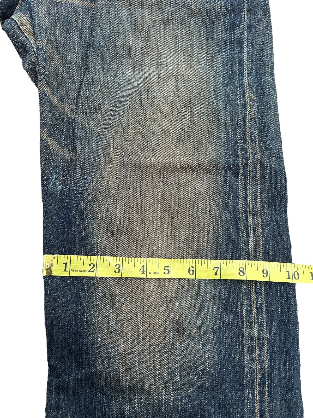 Edwin × Kapital × Vintage Vintage Edwin 505 Selvedge Baggy Rusty Distressed Denim Jean Size US 31 - 15 Thumbnail