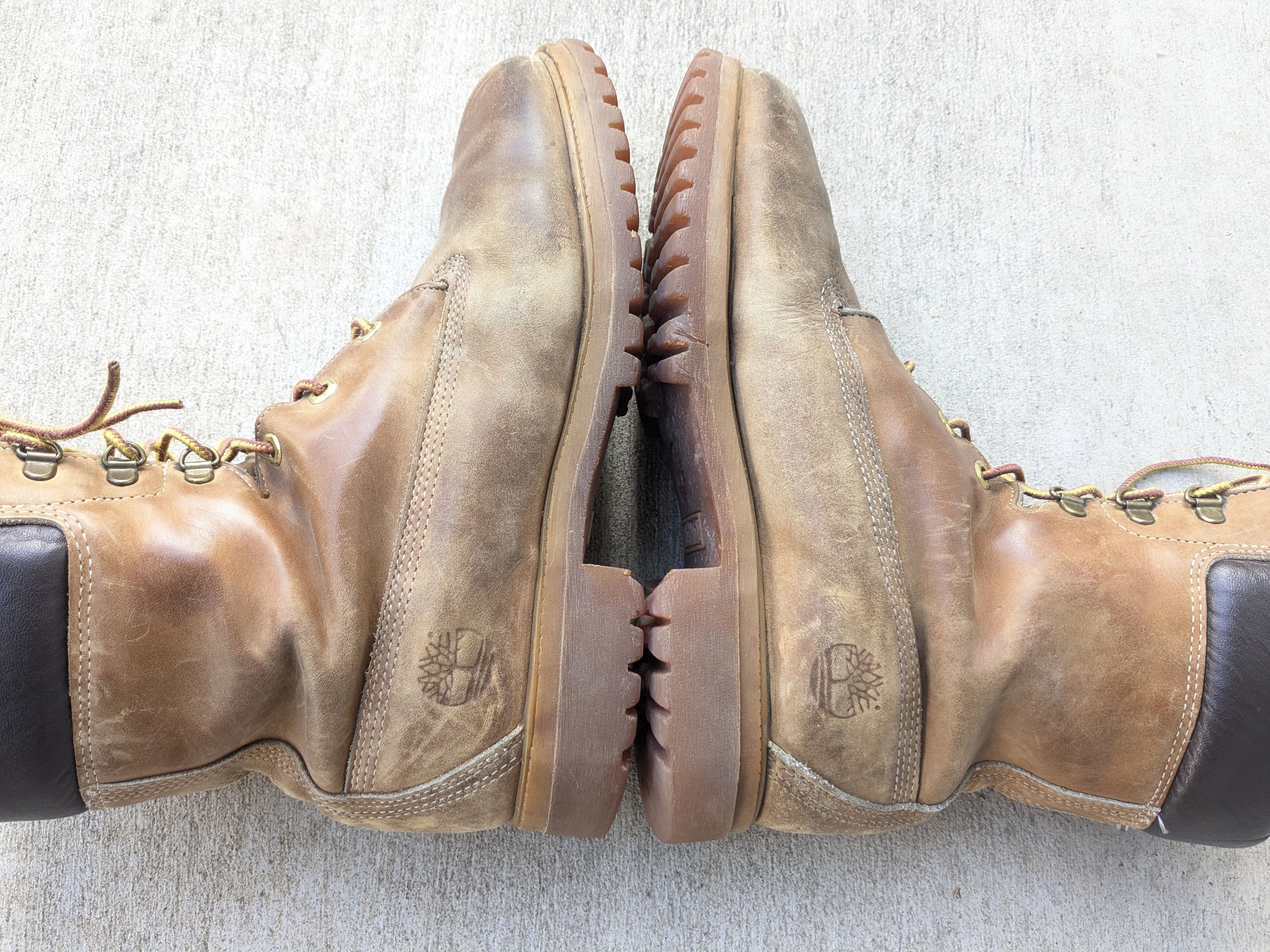 Timberland Timberland Boots 10 Wide Brown Tan Wheat Suede Nubuck Size US 10 / EU 43 - 3 Thumbnail