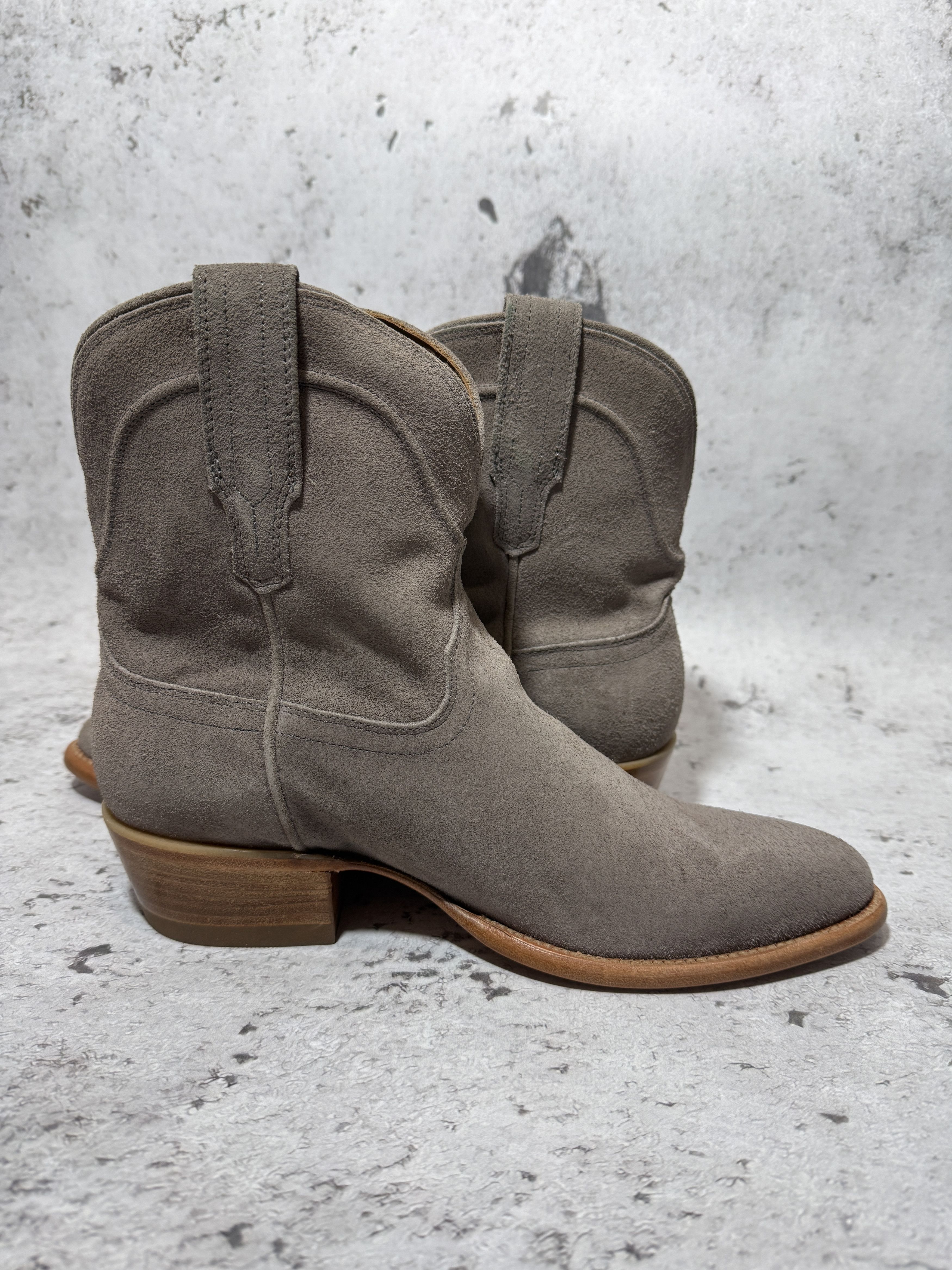 Tecovas Tecovas The Lucy Women’s Western Boots Gray Suede Size 10B Size US 10 / IT 40 - 8 Thumbnail