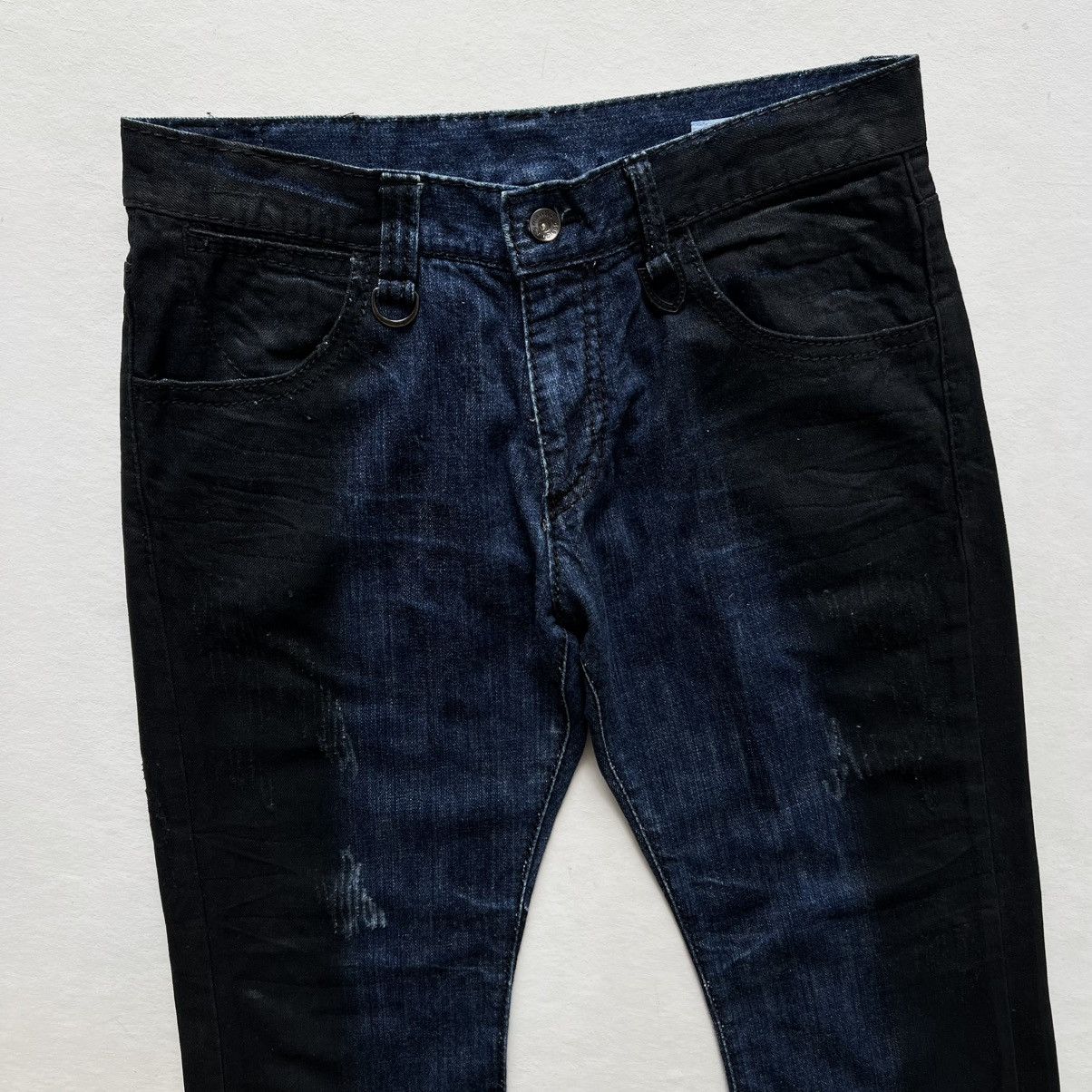 Japanese Brand × Tornado Mart × semanticdesign SEMANTIC DESIGN 2TONE FLARE JEANS Size US 34 / EU 50 - 4 Thumbnail