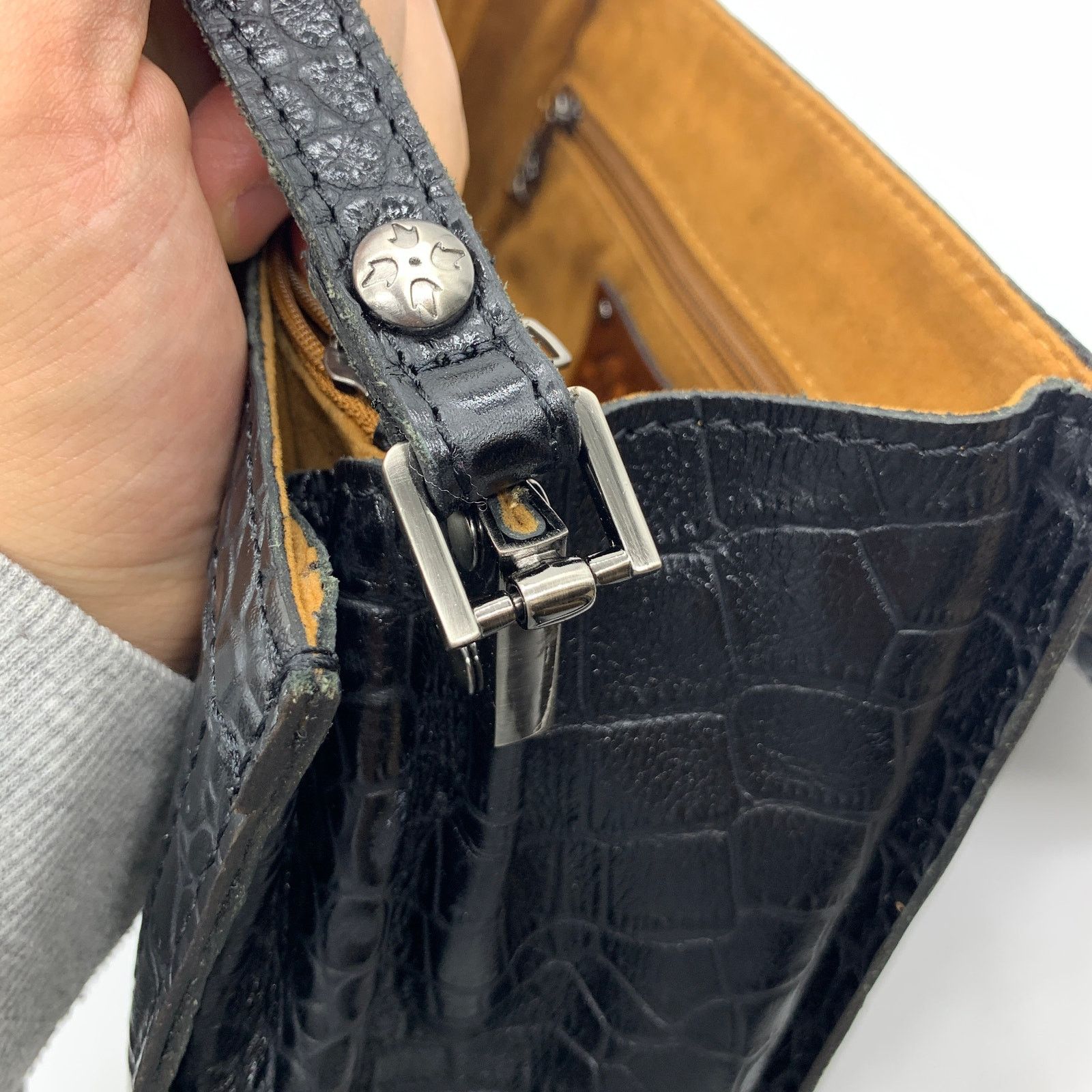 Other Patricia Nash Crossbody Leather Ashmore Satchel Black Size ONE SIZE - 16 Thumbnail