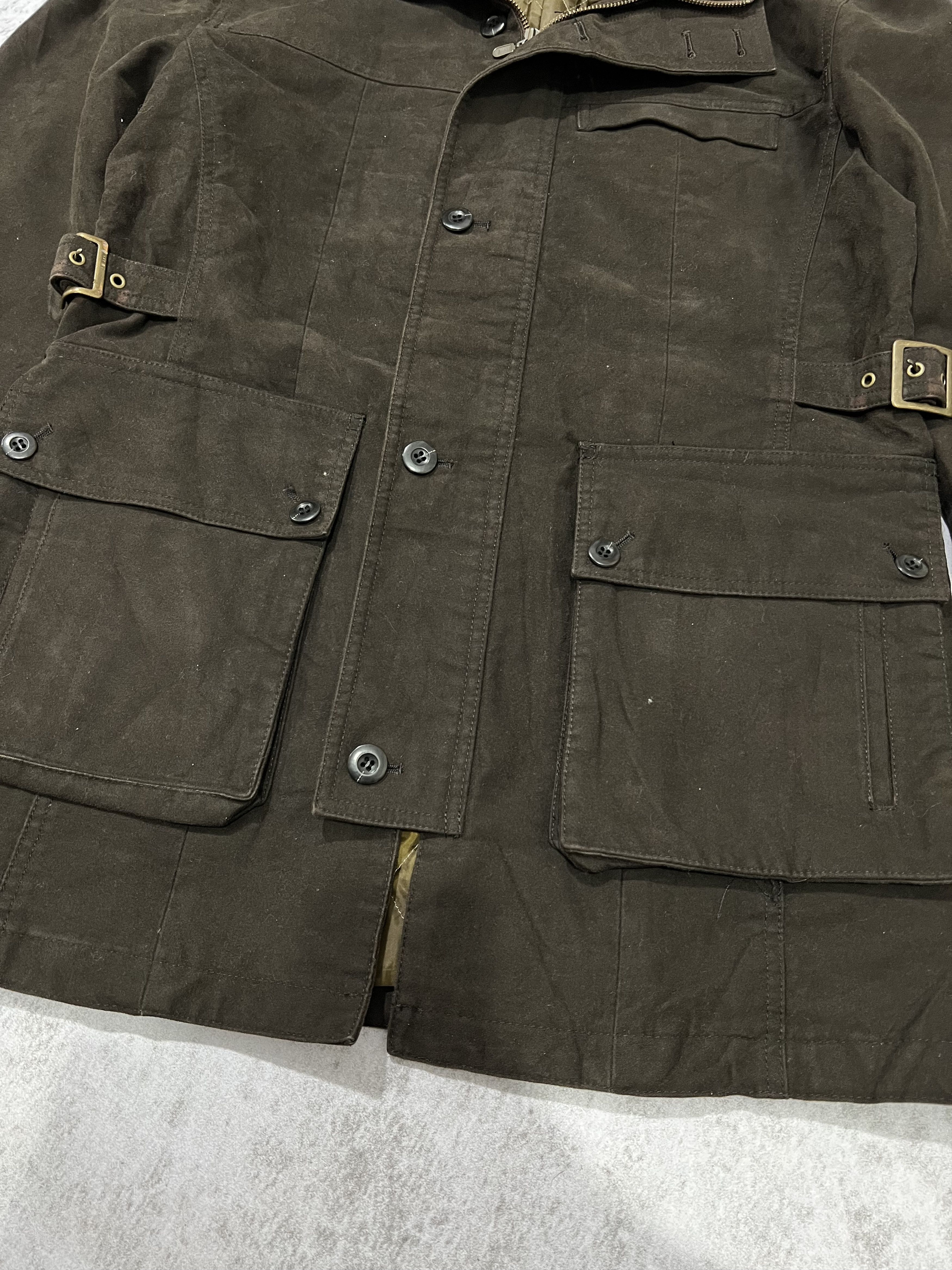 Tornado Mart 2000s Japanese Tornado Mart Fur Chore Belted Jacket y2k Size US L / EU 52-54 / 3 - 7 Thumbnail