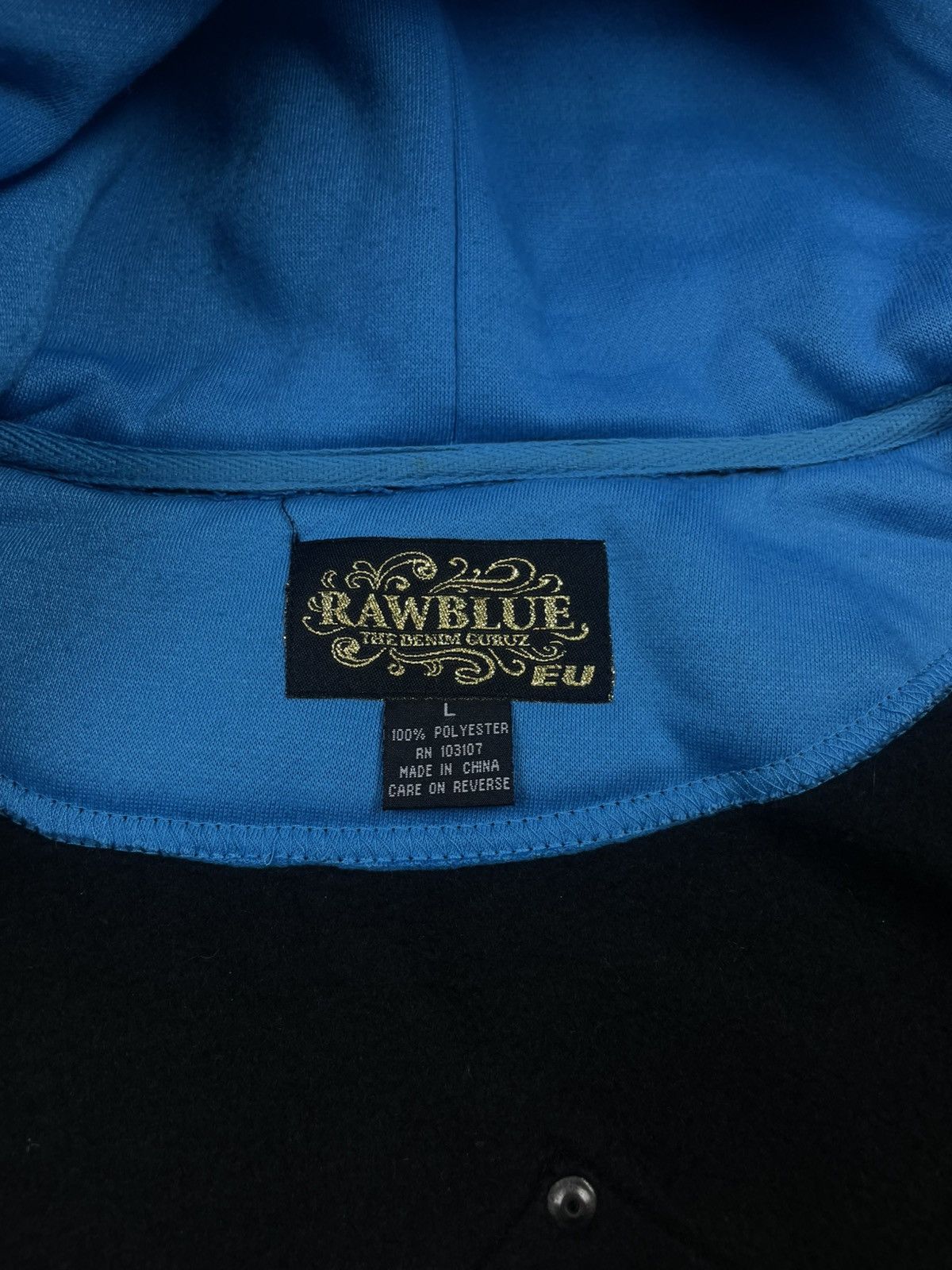 Vintage Rawblue L Hoodie – Black, Big Logo, Affliction, Swag/Drip eg Size US L / EU 52-54 / 3 - 3 Thumbnail