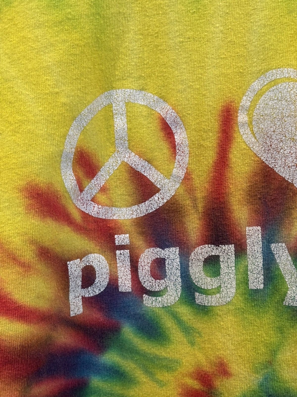 Other Tie-Dyed PIGGLY WIGGLY Peace Love Pig Shirt - Sz: Small Size US M / EU 48-50 / 2 - 3 Thumbnail