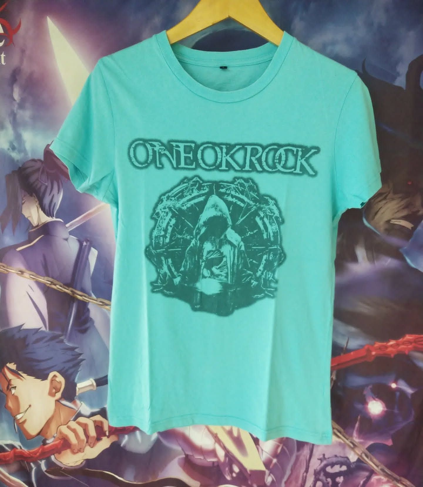 One Ok Rock Jinsei x Kimi Tour 2013 Cyan Band Tee