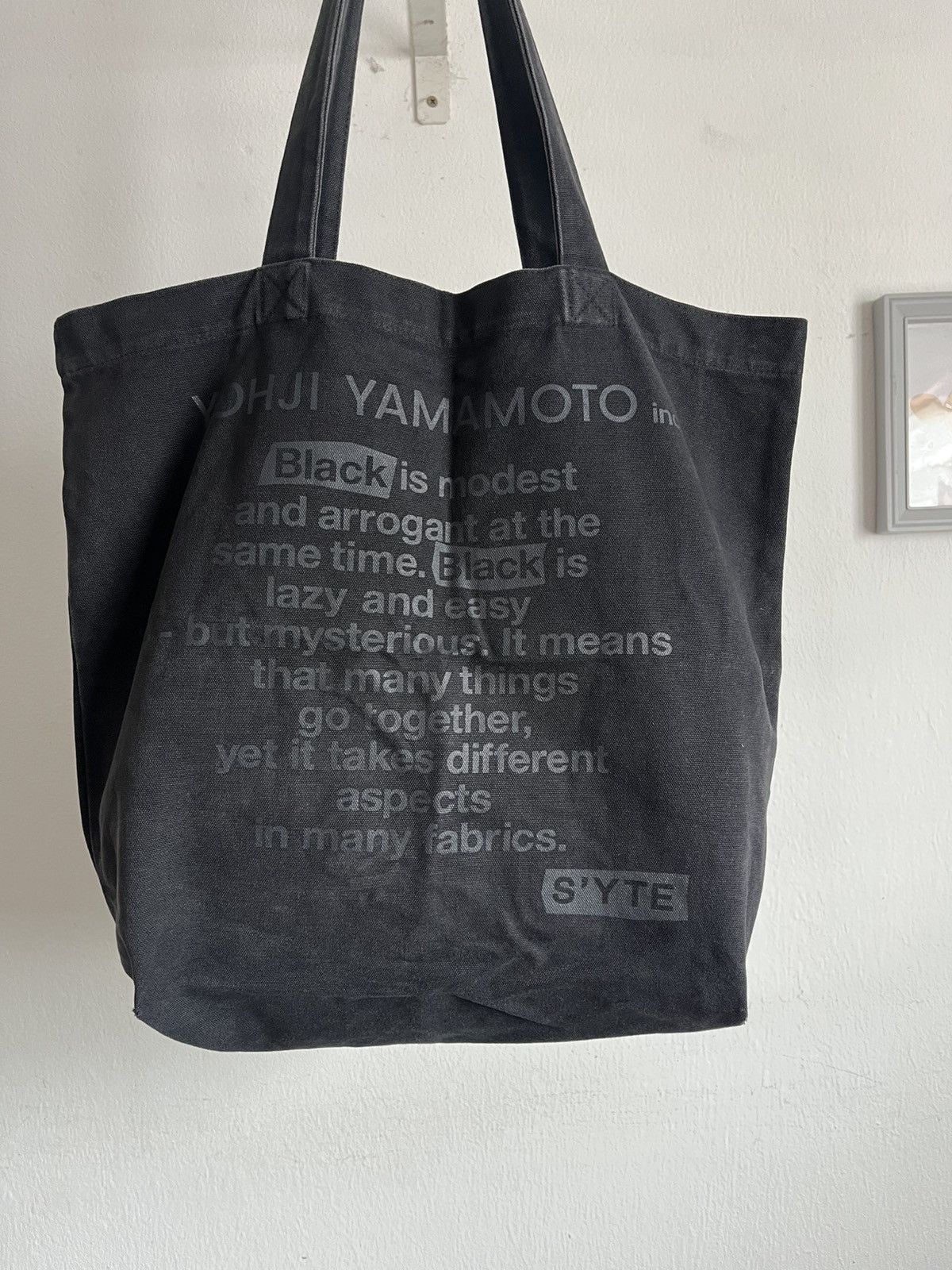Yohji Yamamoto Yohji Yamamoto tote bag Size ONE SIZE - 3 Thumbnail