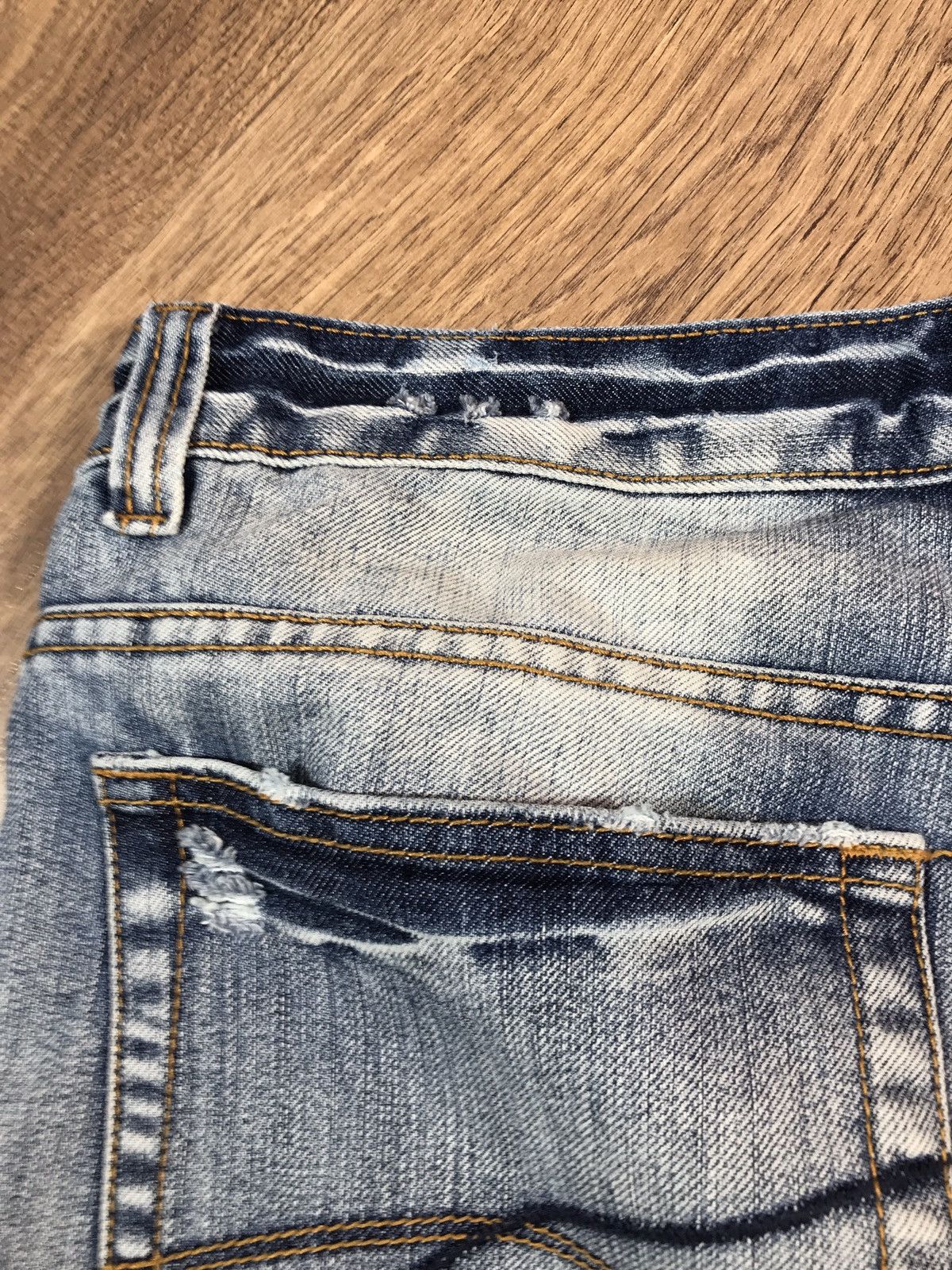 Japanese Brand × Vintage Vintage Denim Pants Double Knee Jeans Size US 36 / EU 52 - 17 Thumbnail