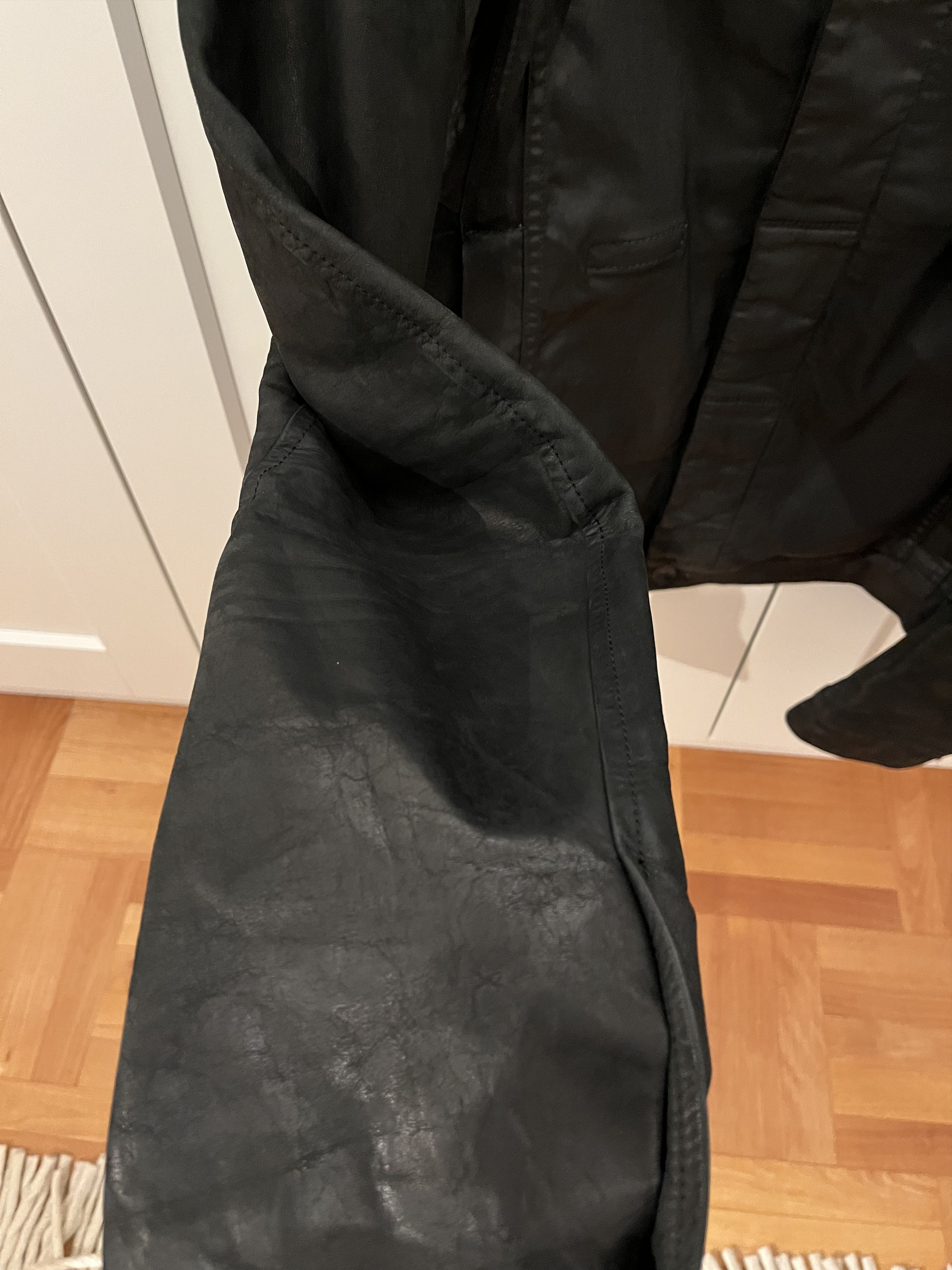 Rick Owens Drkshdw Rick Owens DRKSHDW Leather Sleeve Slave Jacket Size US L / EU 52-54 / 3 - 12 Thumbnail