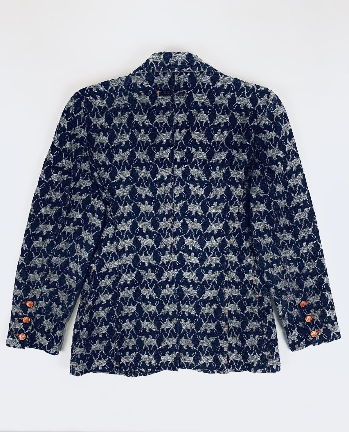 Jean Paul Gaultier SS1994 Jean Paul Gaultier Pegasus Patterned Jacket Size M / US 6-8 / IT 42-44 - 11 Thumbnail