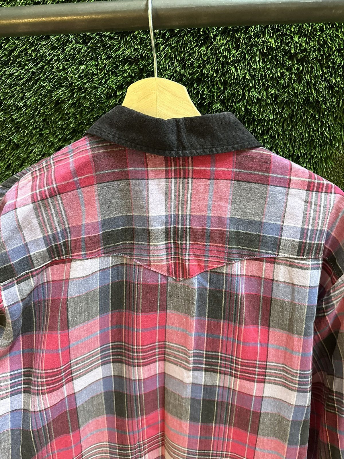 Vintage Vintage 1980s Western Craft Snap-up Plaid Shirt Size XL Size US XL / EU 56 / 4 - 5 Thumbnail