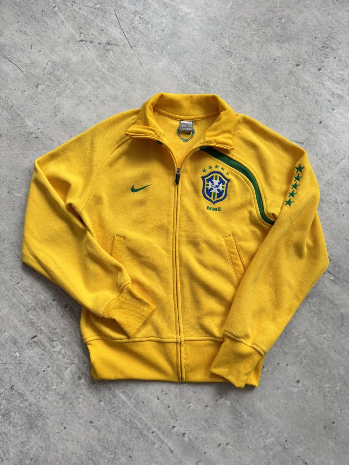 Nike Nike vintage zip jacket BRAZIL Football CBF Size US S / EU 44-46 / 1 - 5 Thumbnail