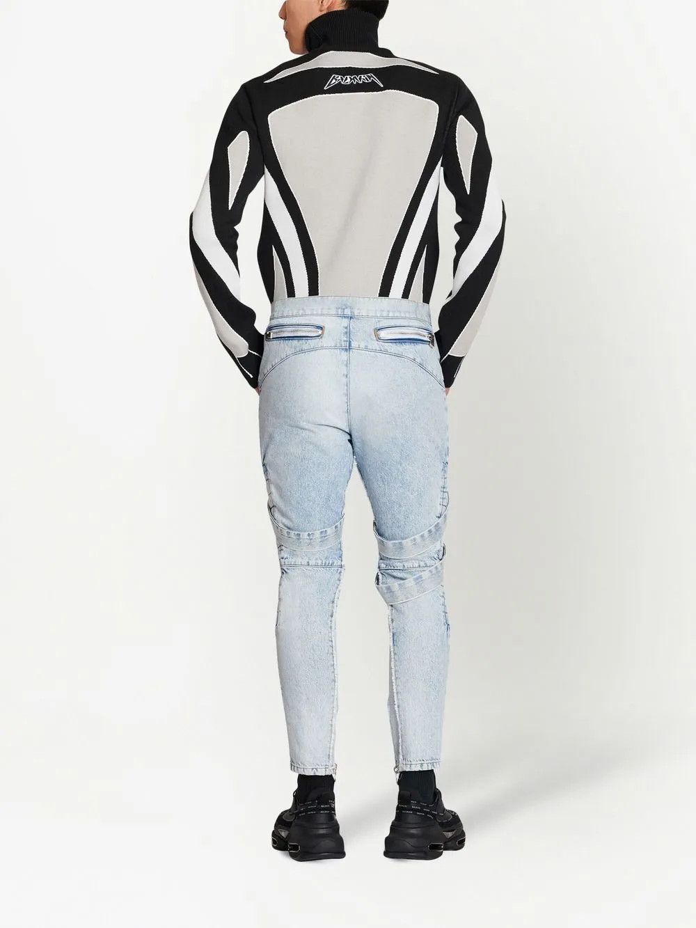 Balmain o1y0426 Denim Pant in Blue Size US 32 / EU 48 - 3 Thumbnail