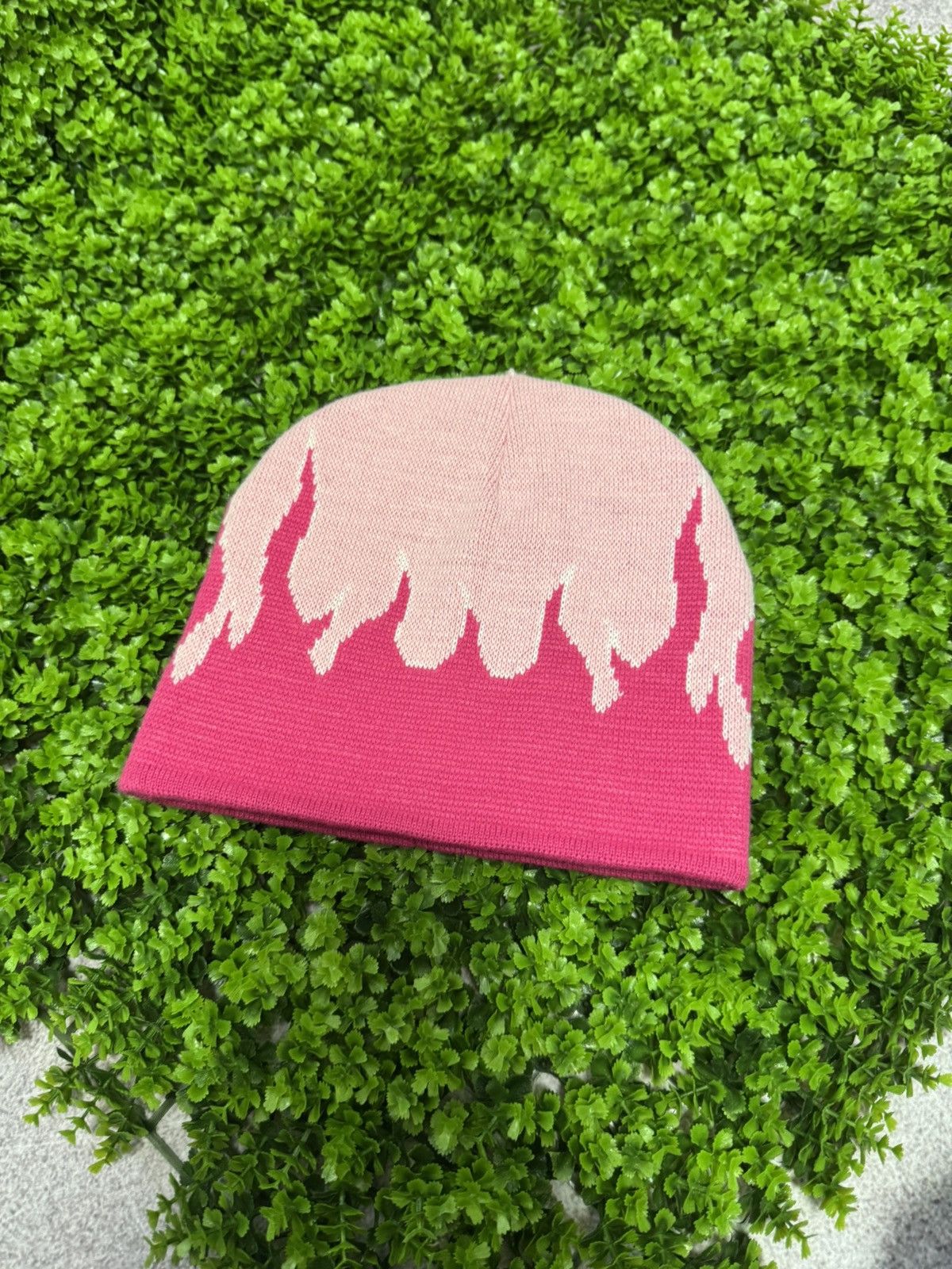 Grailed Pink Flames Hat beanie Size ONE SIZE - 2 Thumbnail