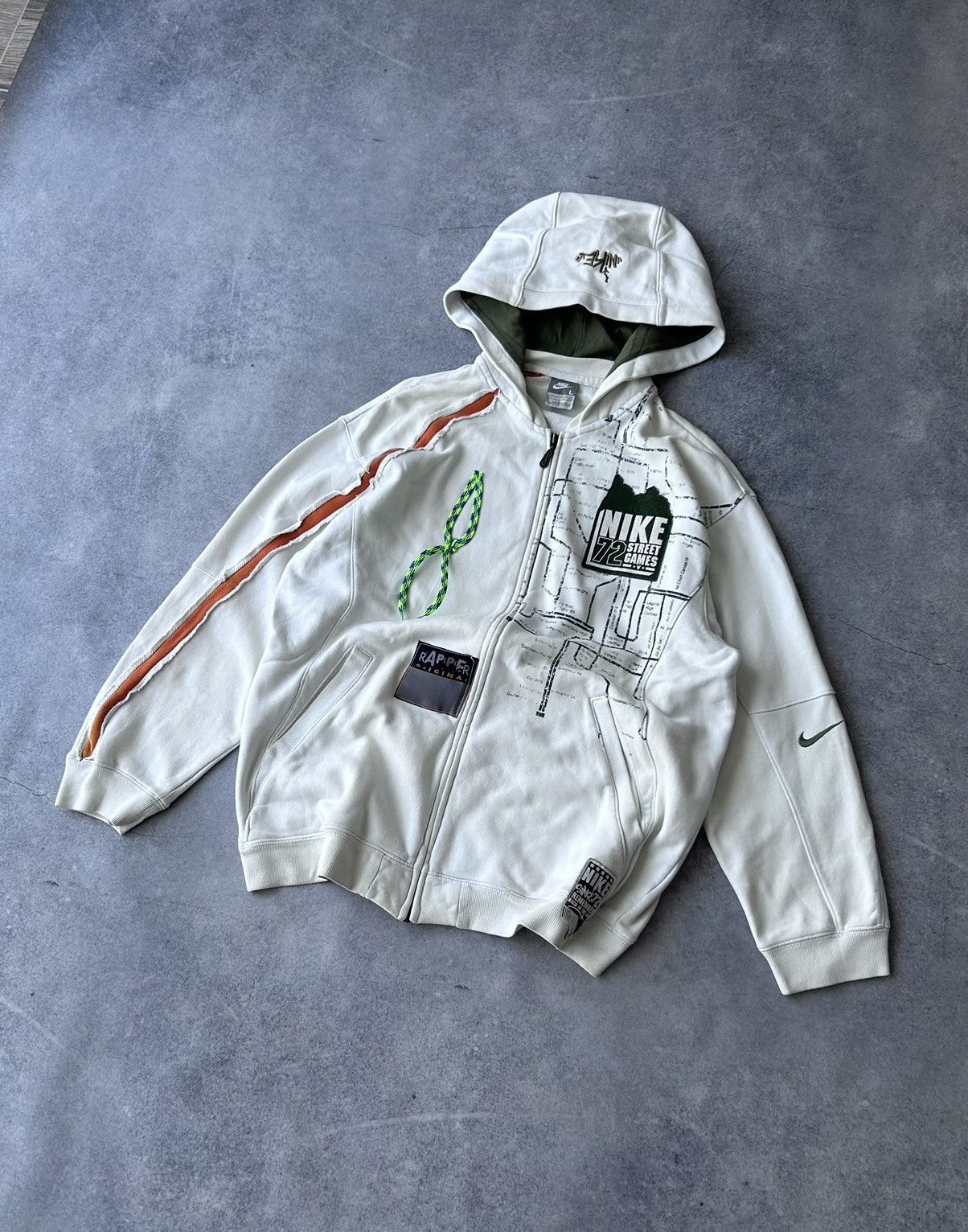 Vintage Vintage Nike Street Games y2k zip-hoodies men’s Size US M / EU 48-50 / 2 - 1 Thumbnail