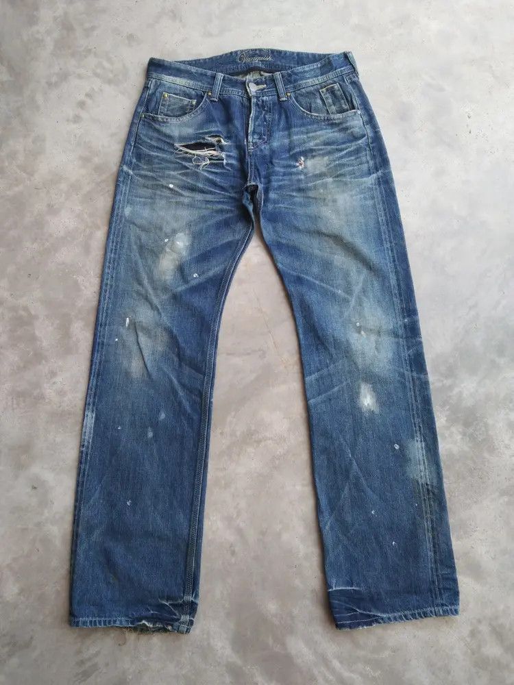 Vanquish Vintage Vanquish Selvedge Redline Distressed Jeans 33x34 Size US 33 - 1 Thumbnail