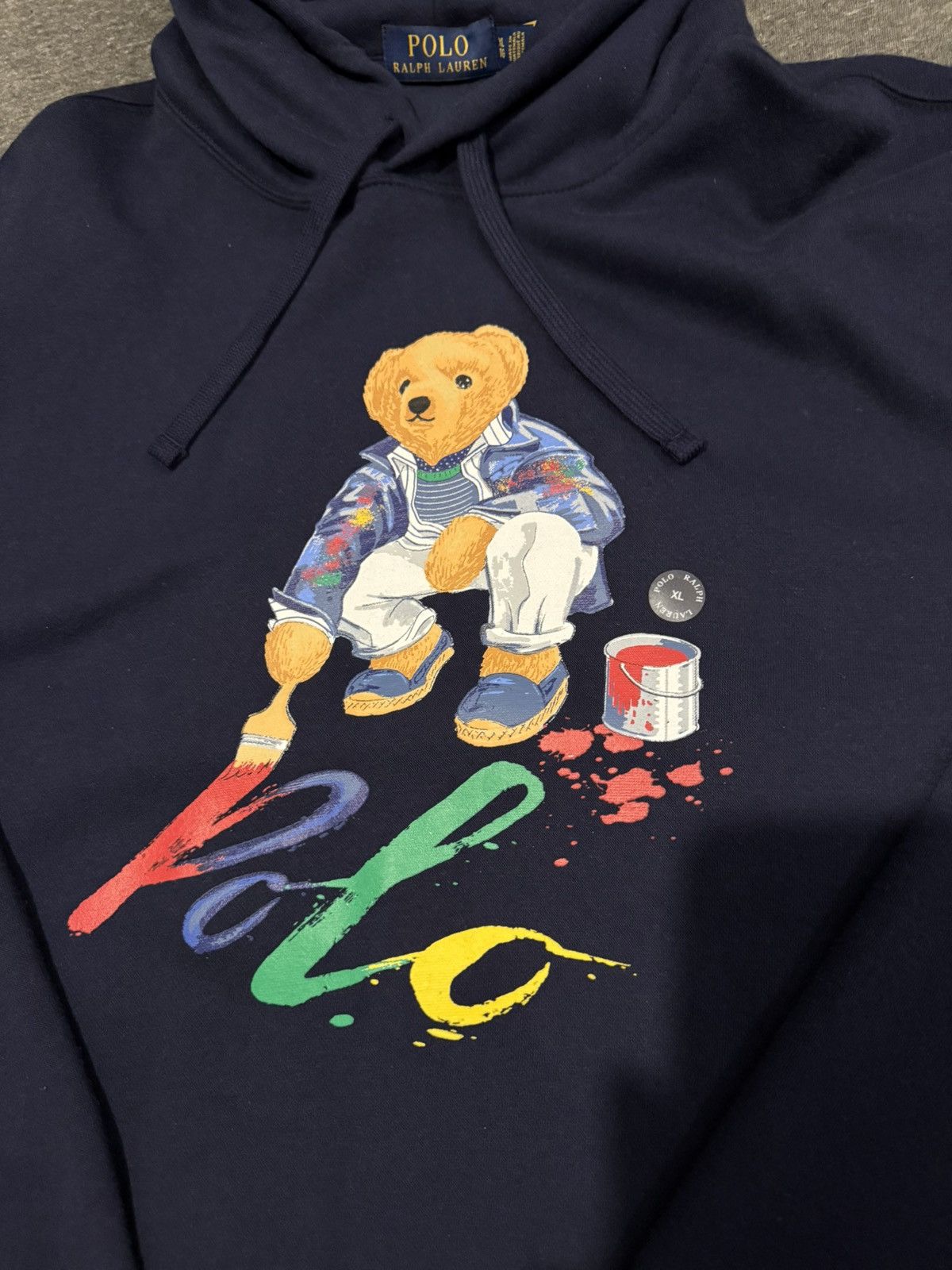 Polo Ralph Lauren Polo Bear Fleece Hoodie Size US XL / EU 56 / 4 - 2 Thumbnail