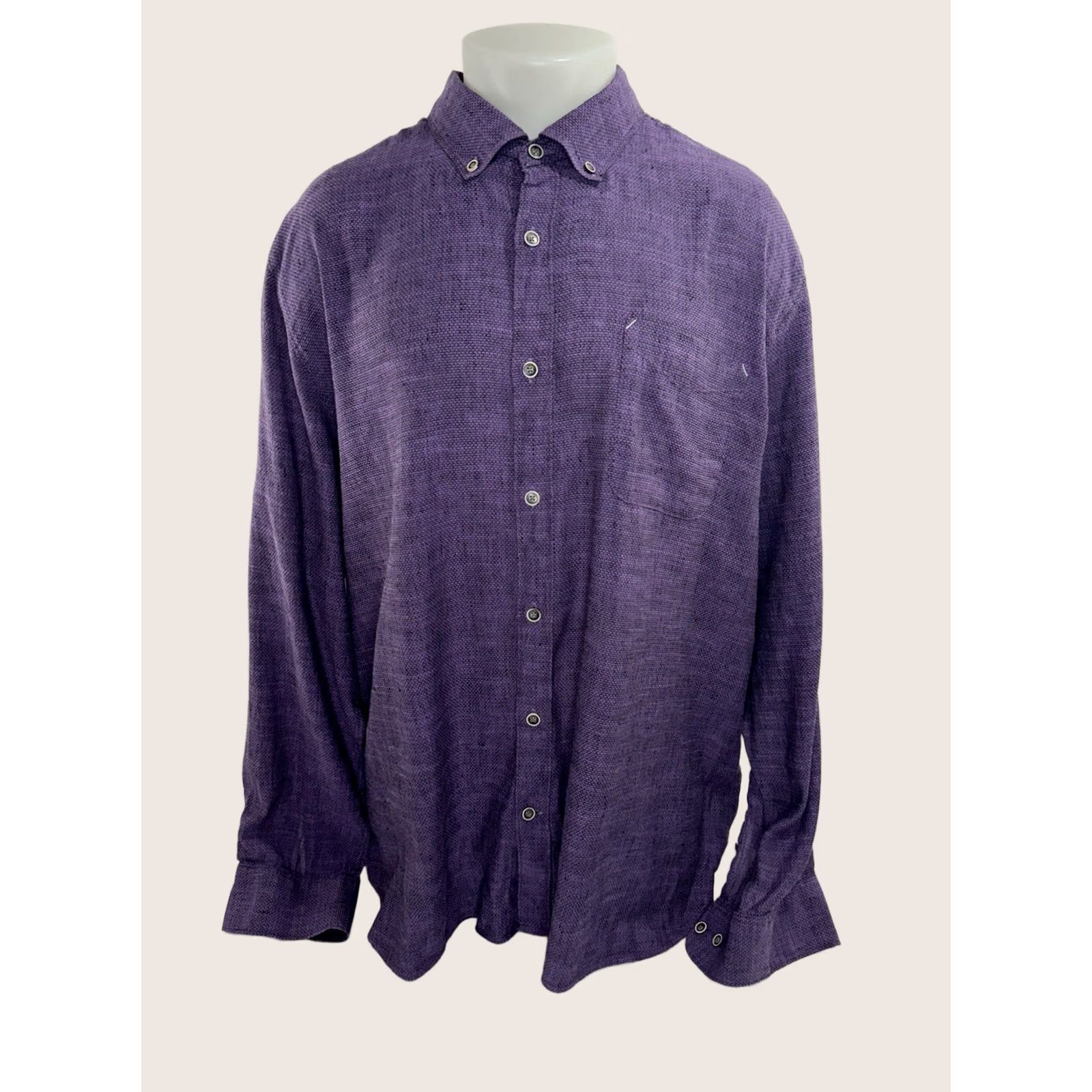 Vintage 32 Bar Blues Shirt Mens XXL Linen Purple 2XL Button-Up Long Sleeve 32 Bar Blues Shirt Mens XXL Linen Purple 2XL Button-Up Long Sleeve Vintage? Size US XXL / EU 58 / 5 - 1 Thumbnail