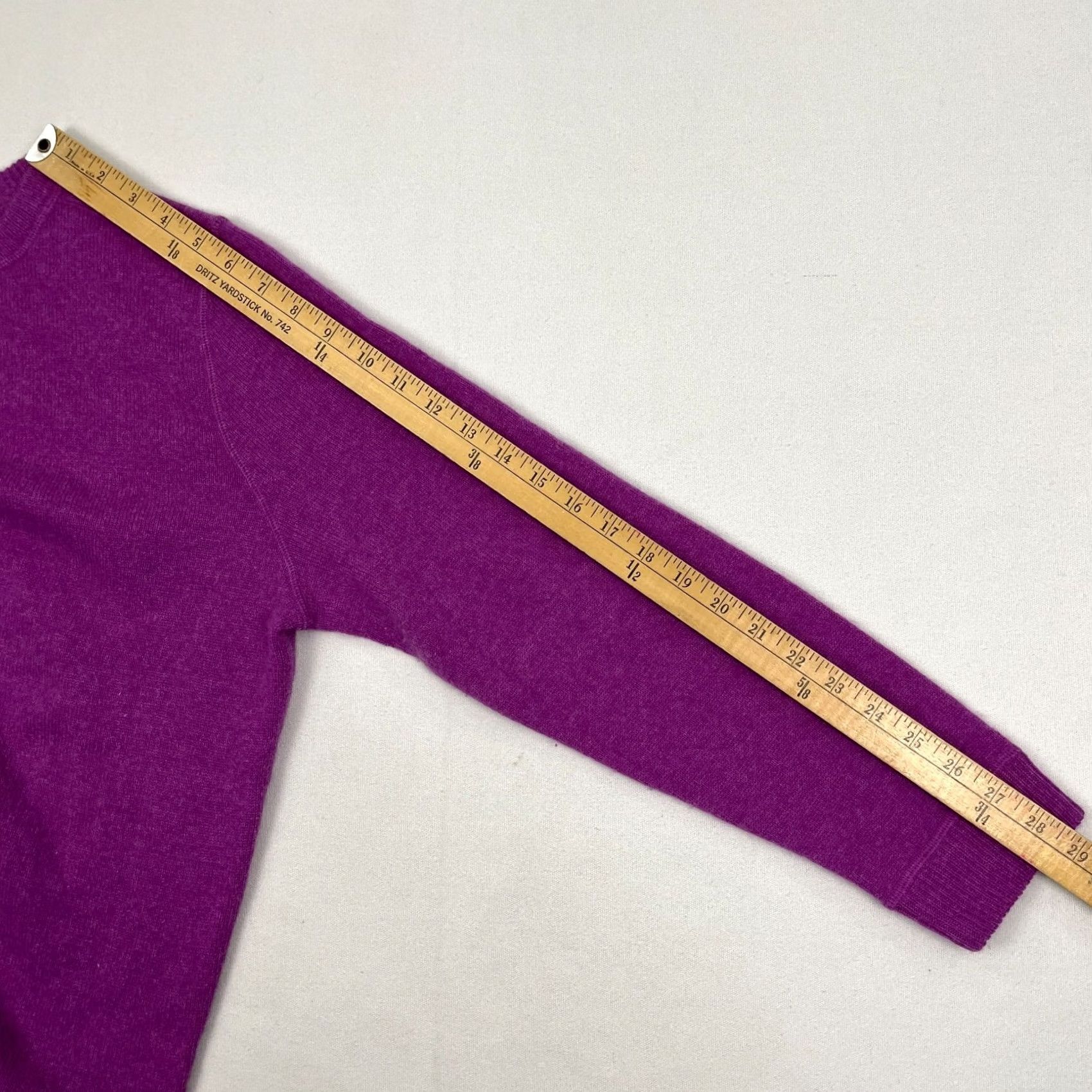 Reformation Reformation Sweater Womens M Purple Recycled Cashmere Knit Crewneck Luxe Preppy Size M / US 6-8 / IT 42-44 - 6 Thumbnail