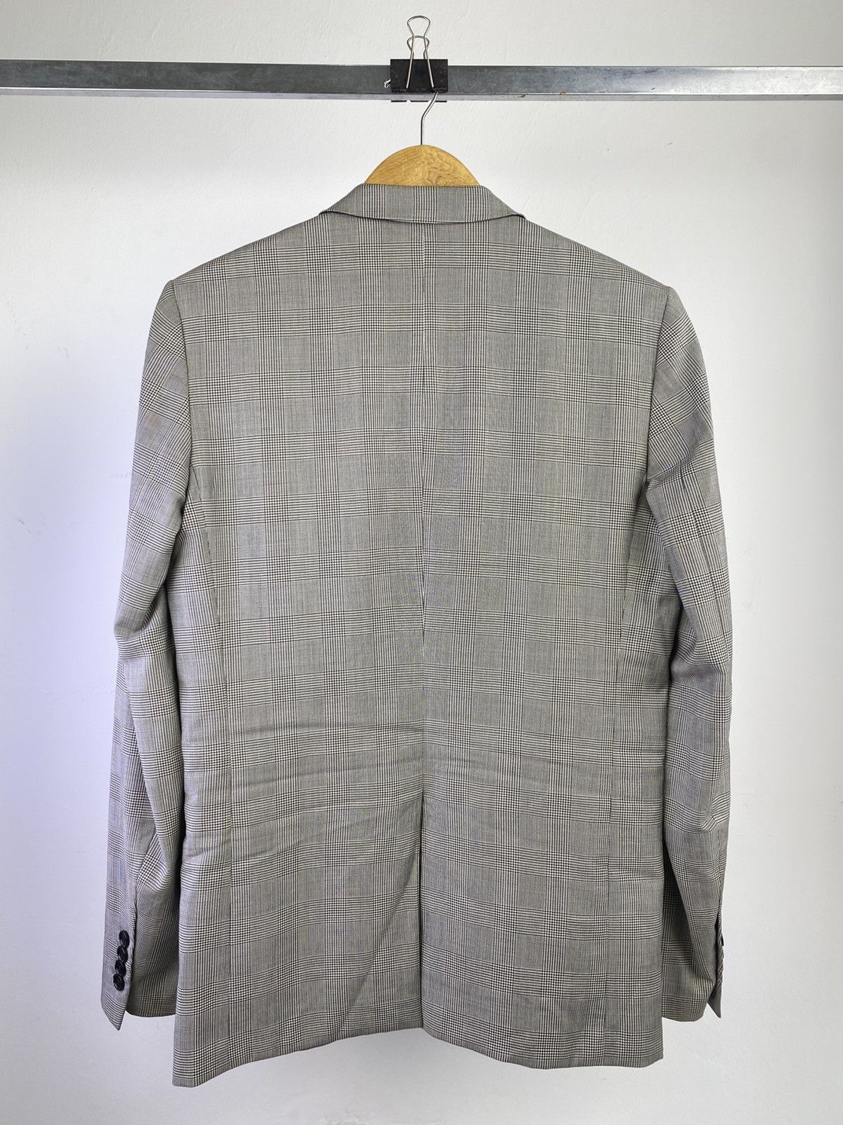Dior Dior Homme Wool Blazer Check Pattern Tailored Italy 2010s Size 36R - 2 Thumbnail