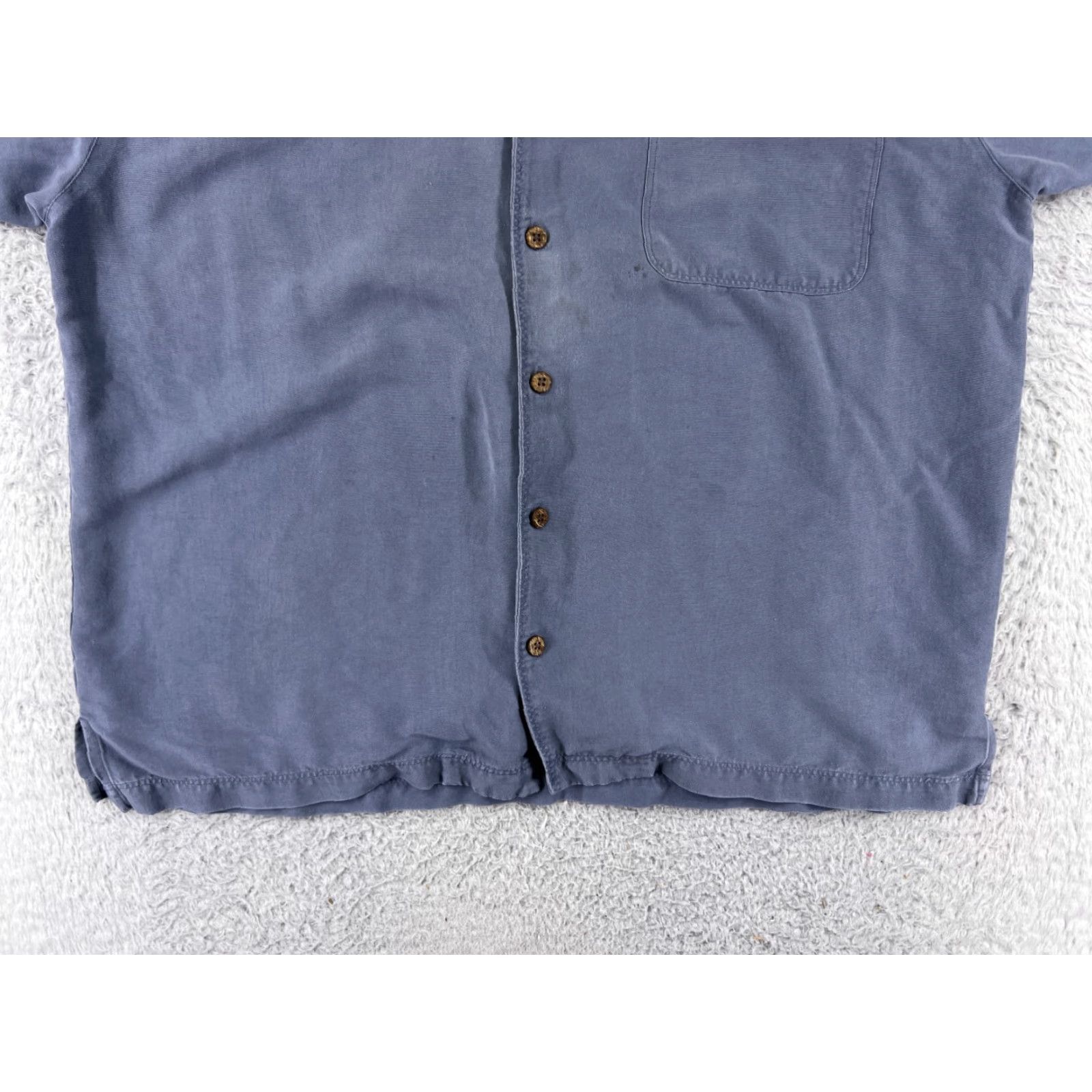 Tommy Bahama Tommy Bahama Shirt Mens Large Blue Silk Button Up Hawaiian Beach Vacation Camp Size US L / EU 52-54 / 3 - 7 Thumbnail