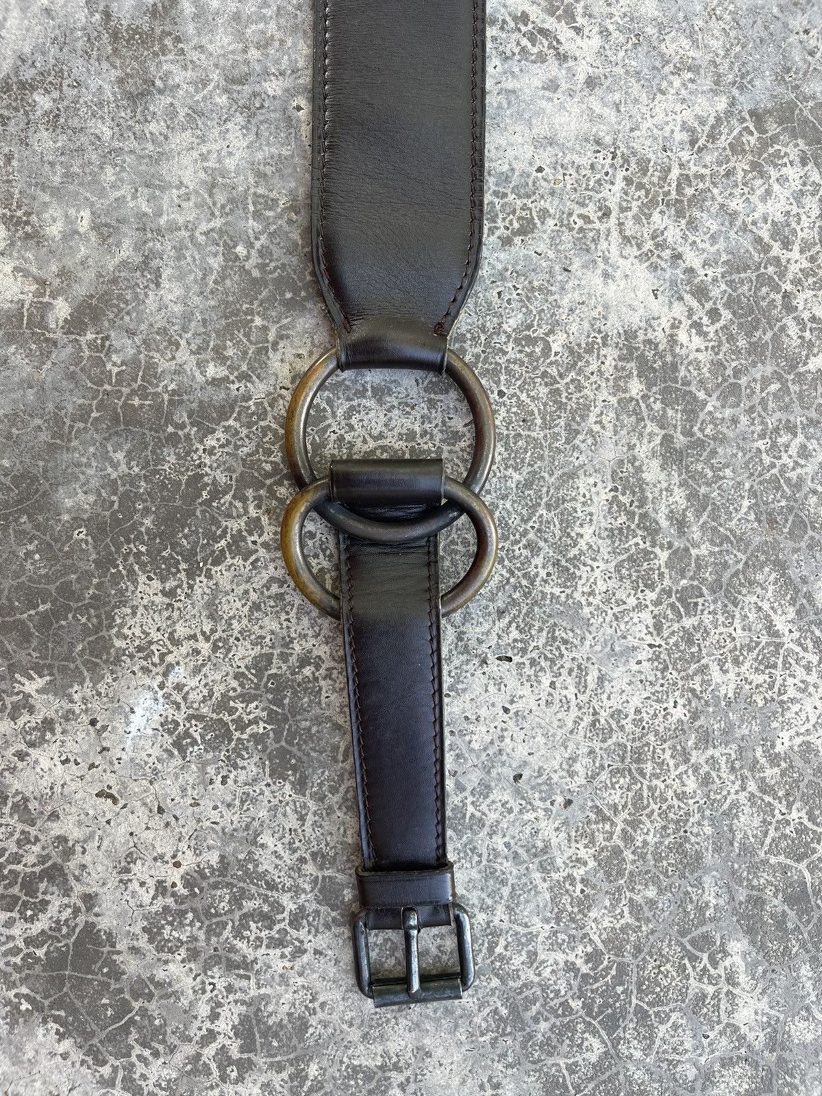 Hermes × Vintage Hermes Paris Leather Belt Size ONE SIZE - 8 Thumbnail