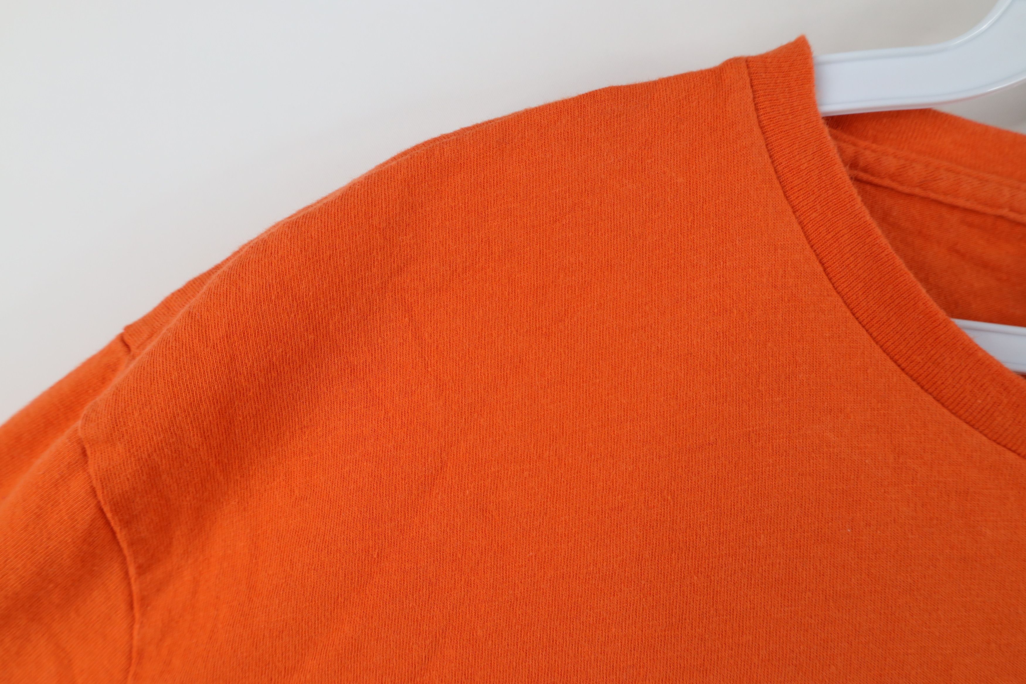 Ralph Lauren Vintage 90s Ralph Lauren Short Sleeve T-Shirt Orange Cotton Size US S / EU 44-46 / 1 - 7 Thumbnail