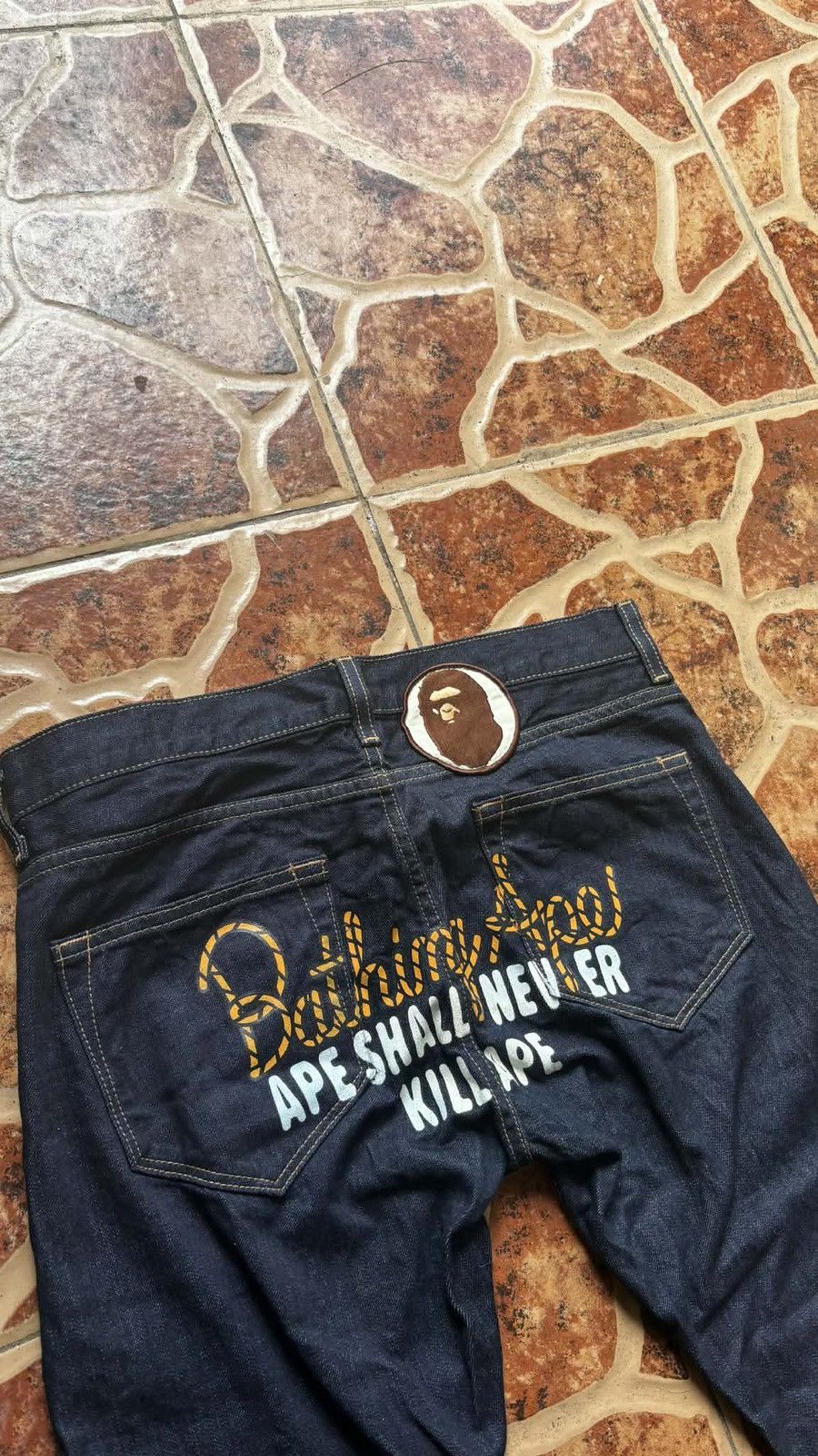 Bape A Bathing Ape Bapehead Size 31" - 7 Thumbnail