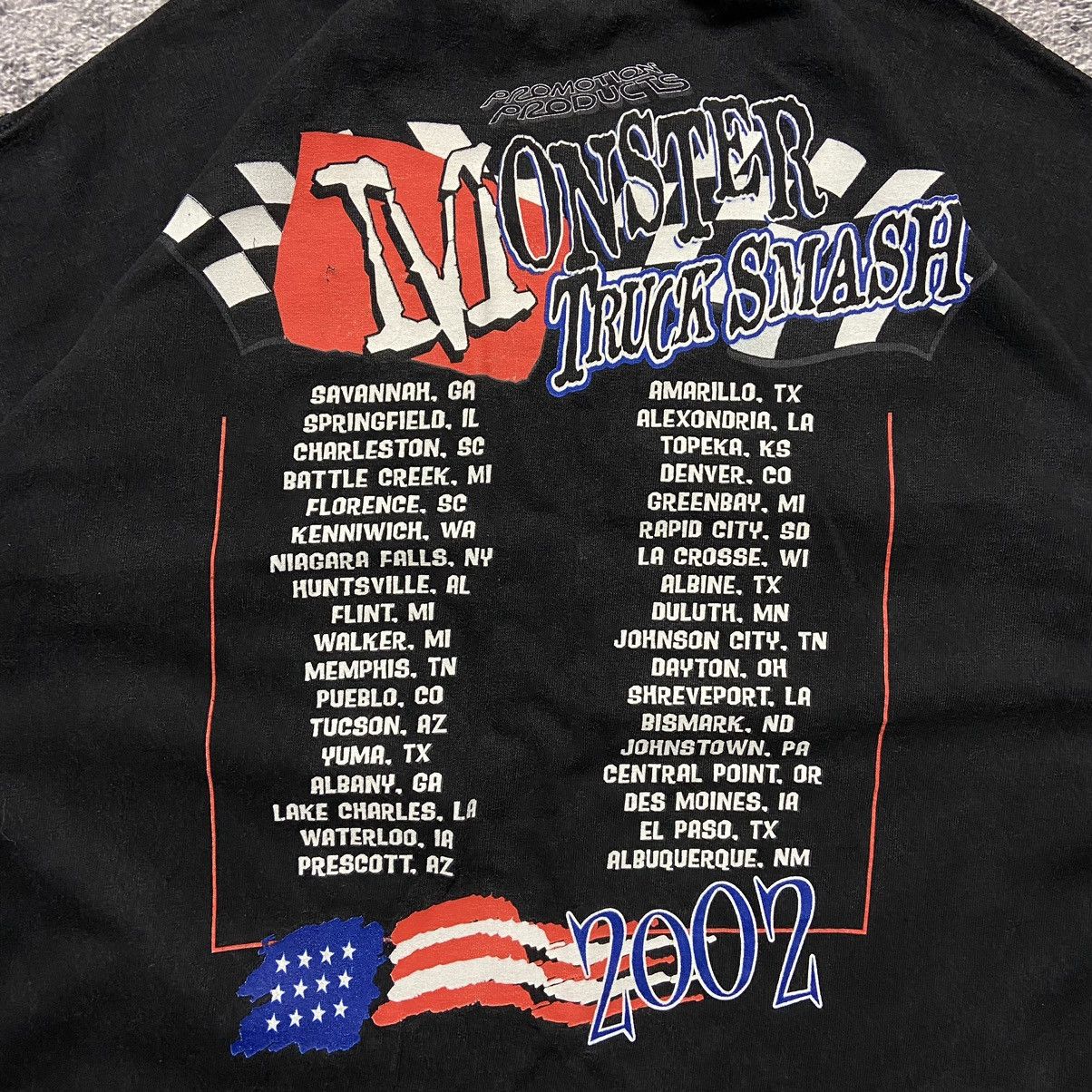 Vintage Vintage Monster Truck Smash Show USA Tour 2002 Size US XL / EU 56 / 4 - 9 Thumbnail