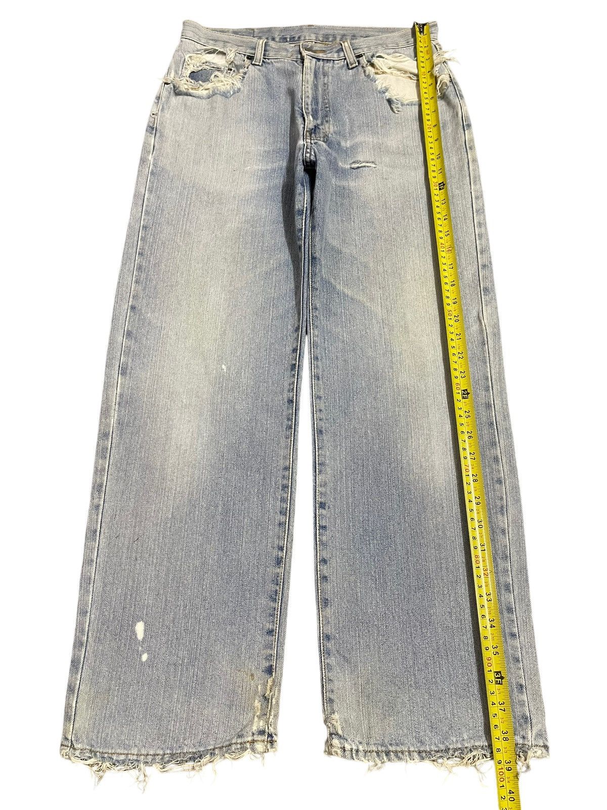 JNCO Vintage Japanese Brand Blue Wash Style Baggy Jeans Size US 30 / EU 46 - 12 Thumbnail