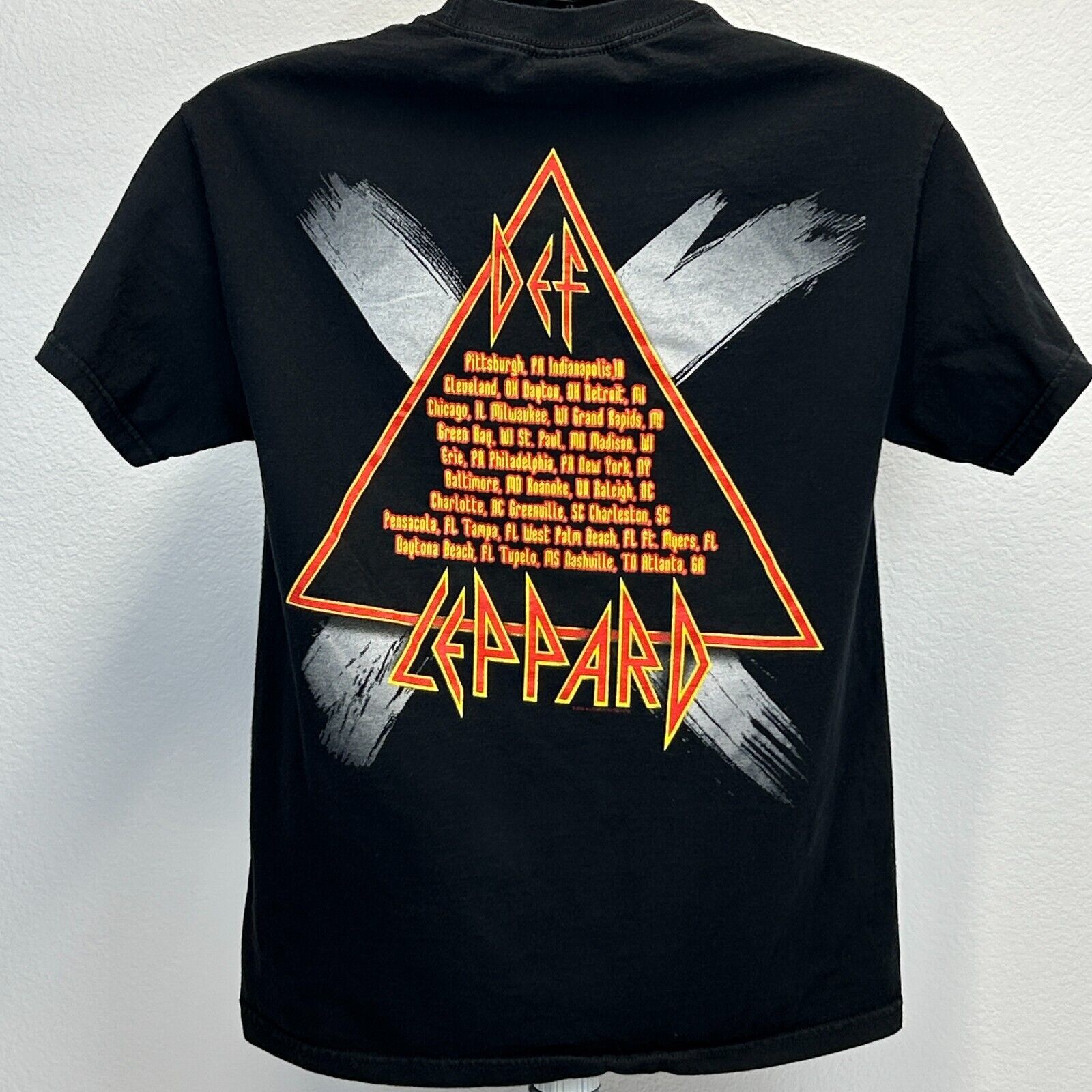 Vintage Vintage Def Leppard 2002 X Tour T Shirt Ten Concert M Medium Size US M / EU 48-50 / 2 - 3 Thumbnail