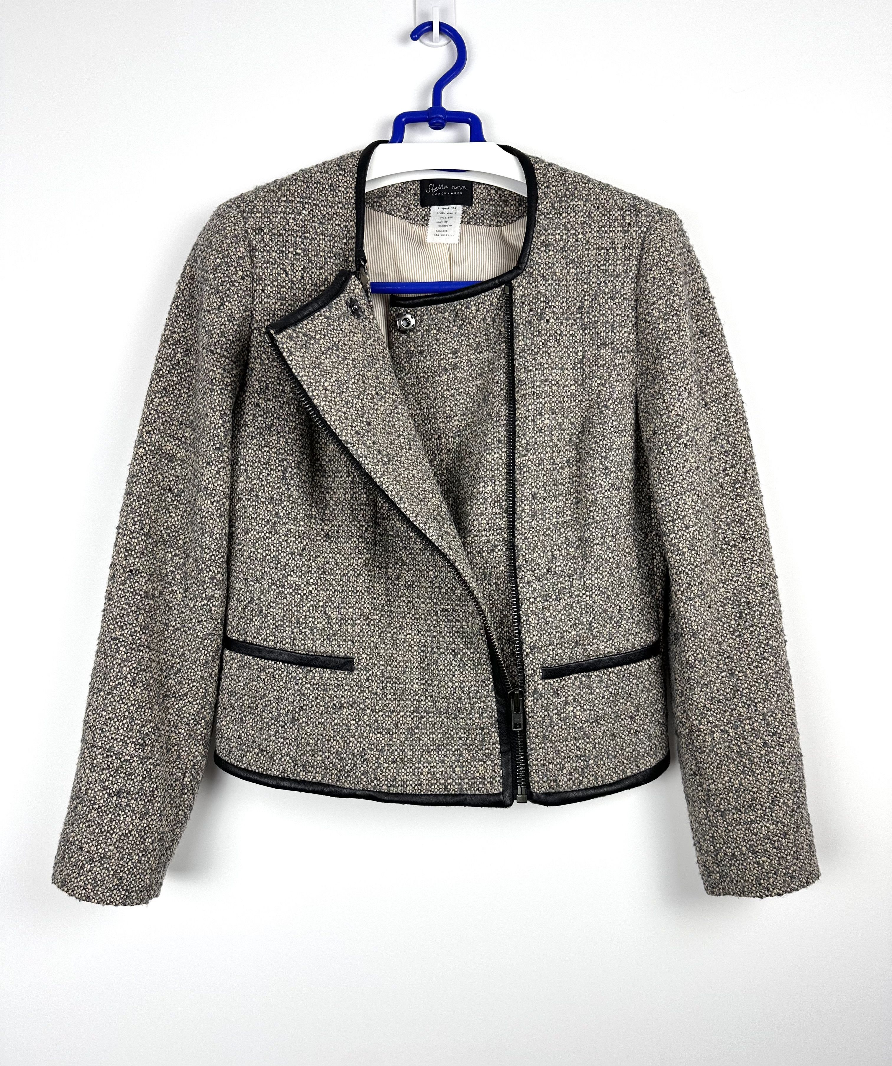 Designer Stella Nova Copenhagen Women's Wool Jacket Size M / US 6-8 / IT 42-44 - 1 Thumbnail