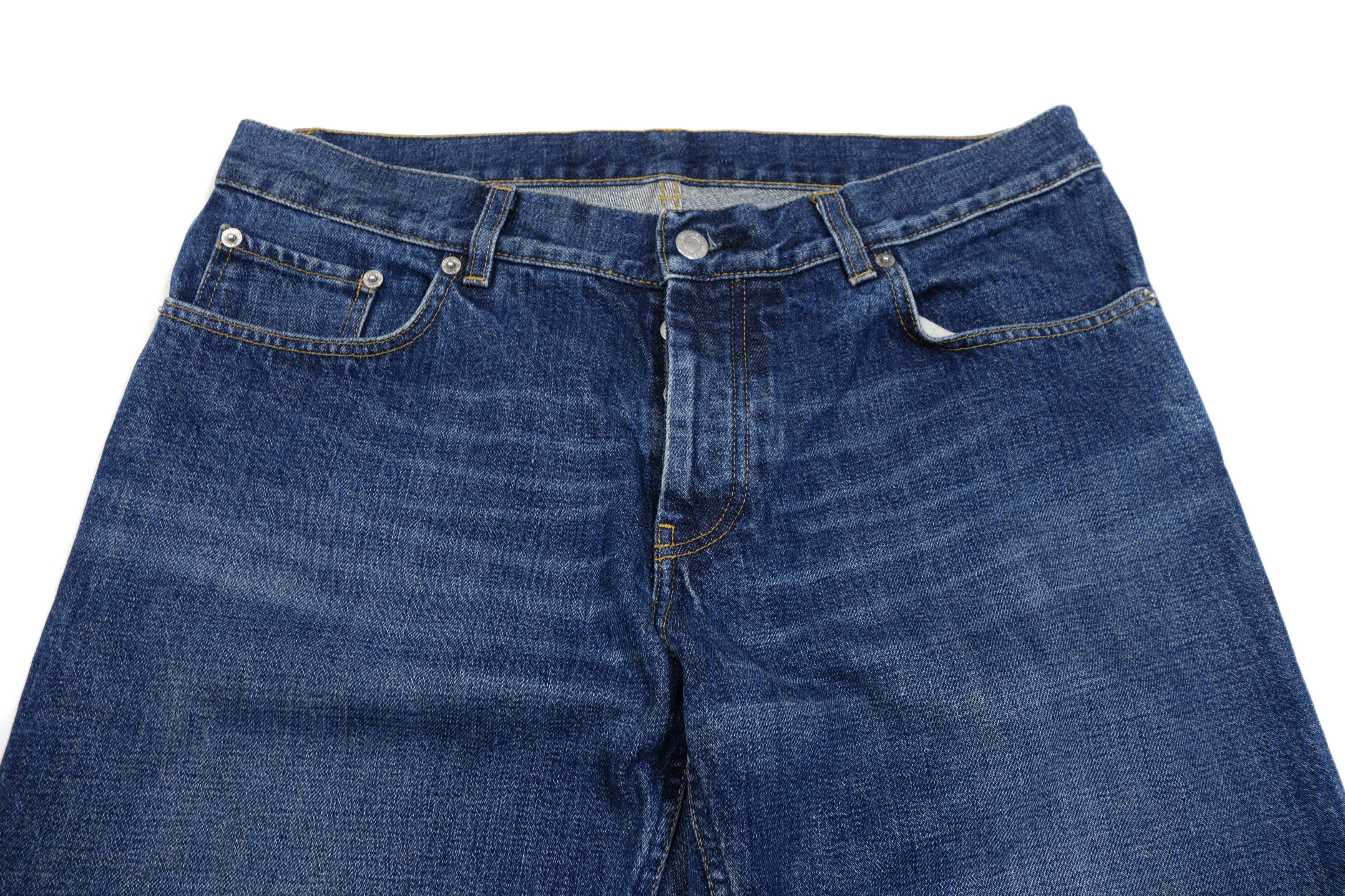 Helmut Lang 90s Vintage Classic Denim Low Waist Contour Fit Jeans Size US 34 / EU 50 - 3 Thumbnail