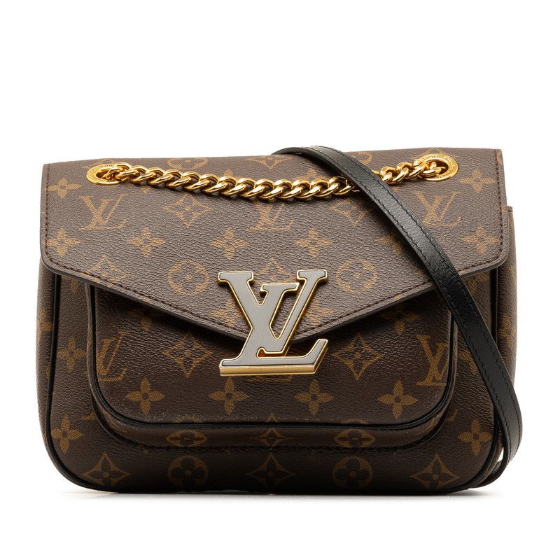 image of Louis Vuitton Monogram Passy in Brown, Women's