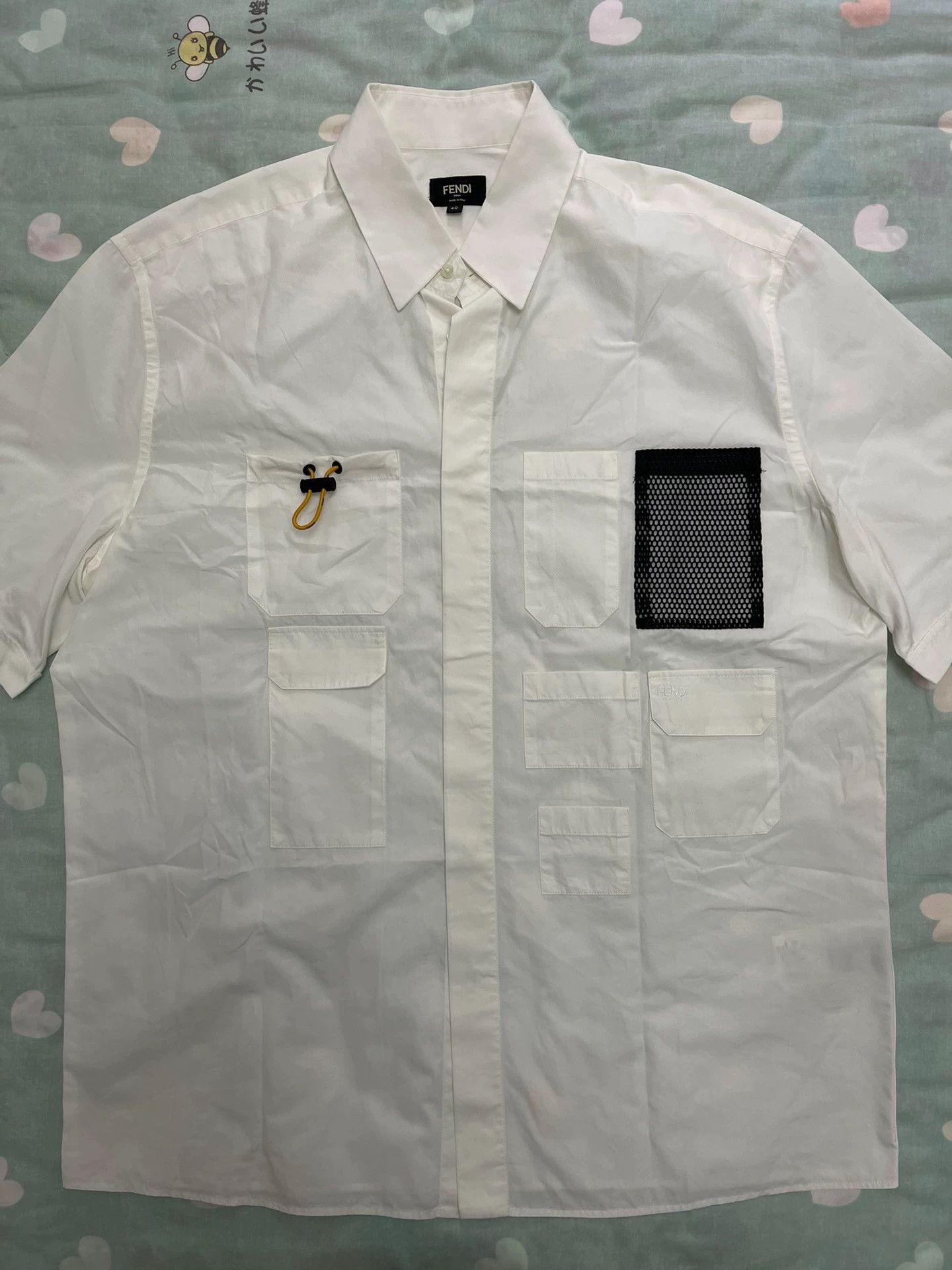 Fendi Fendi Runway White Cotton Shirt Men's 40 Size US M / EU 48-50 / 2 - 1 Thumbnail