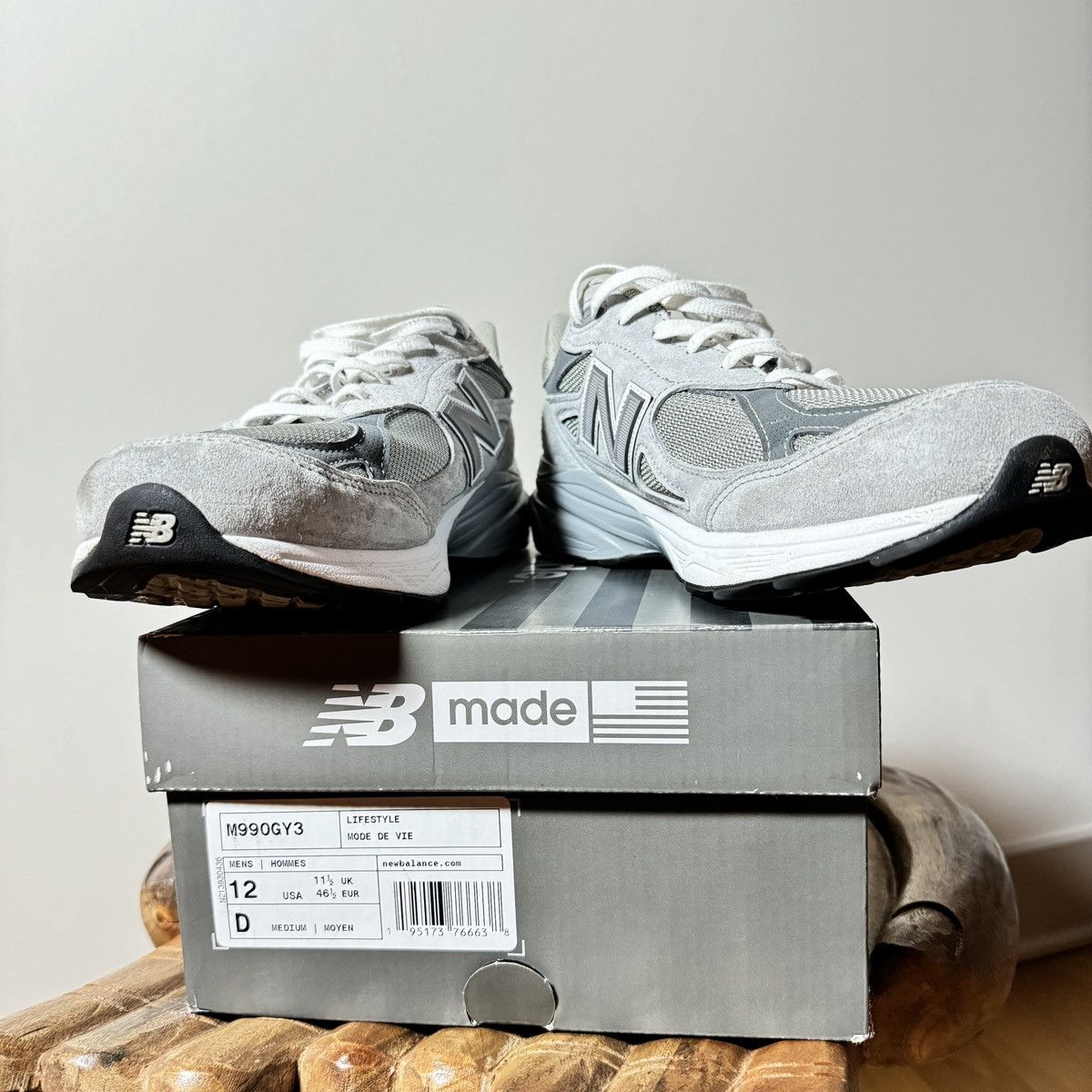 New Balance New Balance 990v3 Grey Size US 12 / EU 45 - 7 Thumbnail