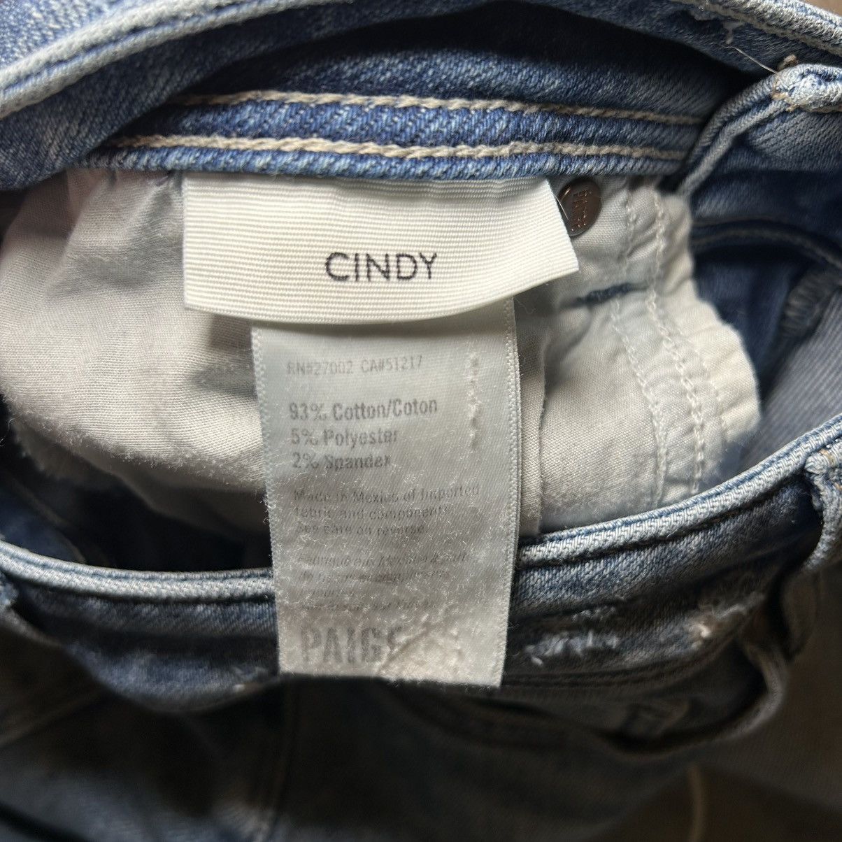 Paige Paige Cindy Outseam Slit Jean in Seaspray Distressed Size 27 Size 27" / US 4 / IT 40 - 6 Thumbnail