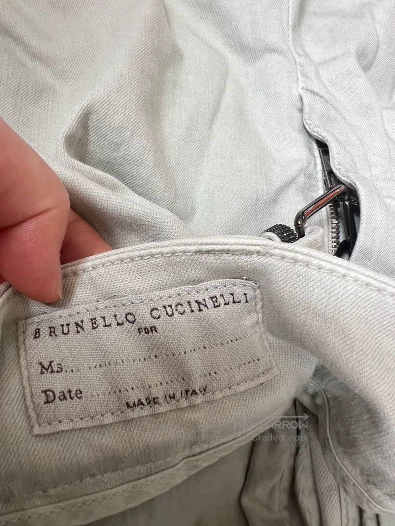 Brunello Cucinelli Brunello Cucinelli Beaded Fringe Denim Shorts Size 24" / US 00 / IT 34 - 7 Thumbnail