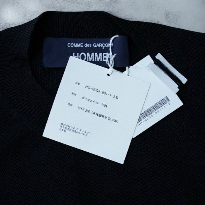 Comme des Garcons Homme 25SS COMME des GARCONS HOMME Polyester Mesh Knit Pullover S Size US S / EU 44-46 / 1 - 5 Thumbnail