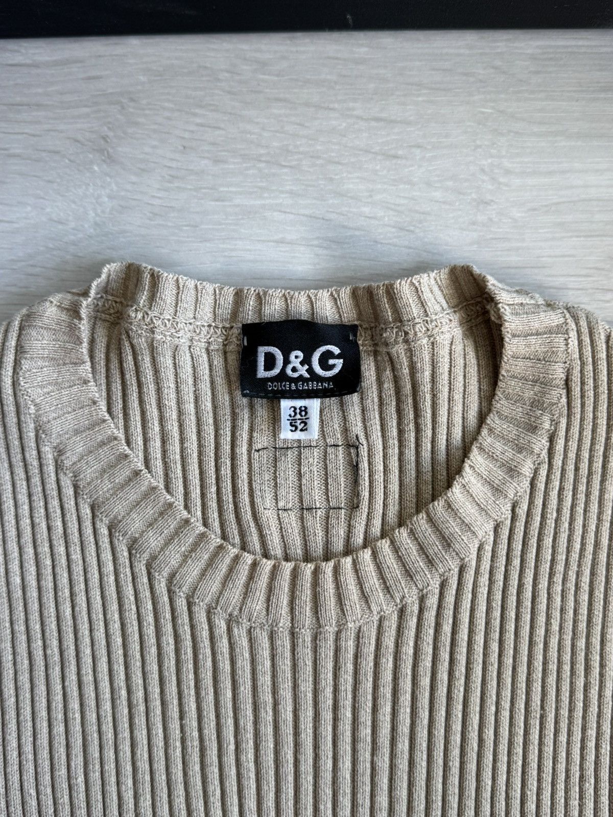Dolce & Gabbana Vintage Dolce & Gabbana Knitted T-shirt Size M / US 6-8 / IT 42-44 - 8 Thumbnail
