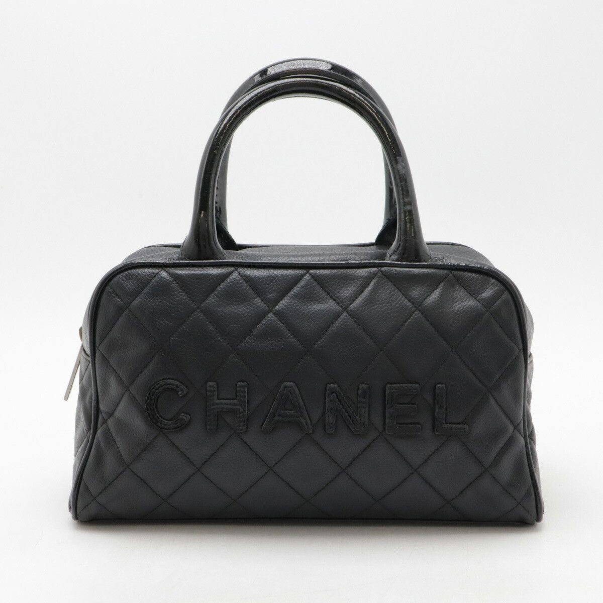 Chanel Chanel Chanel Matelasse Caviar Skin Mini Boston Bag Leather Handbag A15685 Size ONE SIZE - 1 Thumbnail
