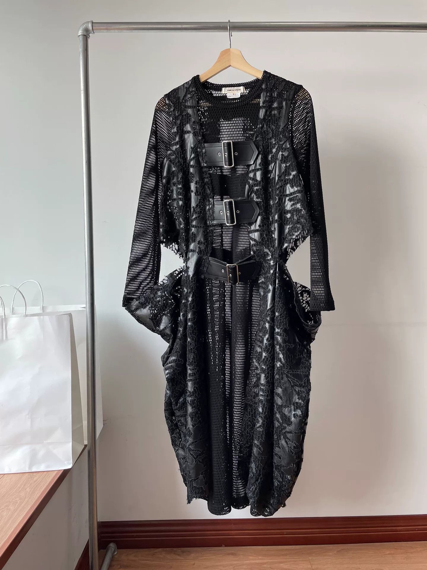 Comme des Garcons Comme des Garçons Lace Buckle Vest Two-Piece Size S / US 4 / IT 40 - 1 Thumbnail