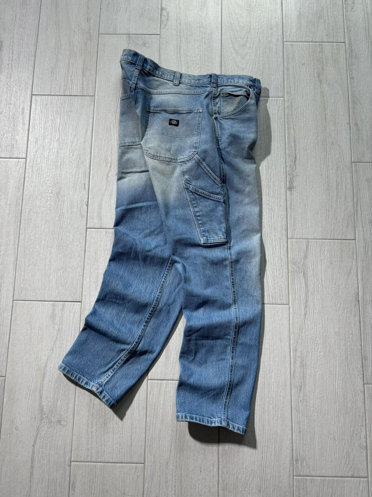 Dickies Dickies Jeans Cargo Washed Denim Workwear Rap Style Size US 32 / EU 48 - 1 Thumbnail