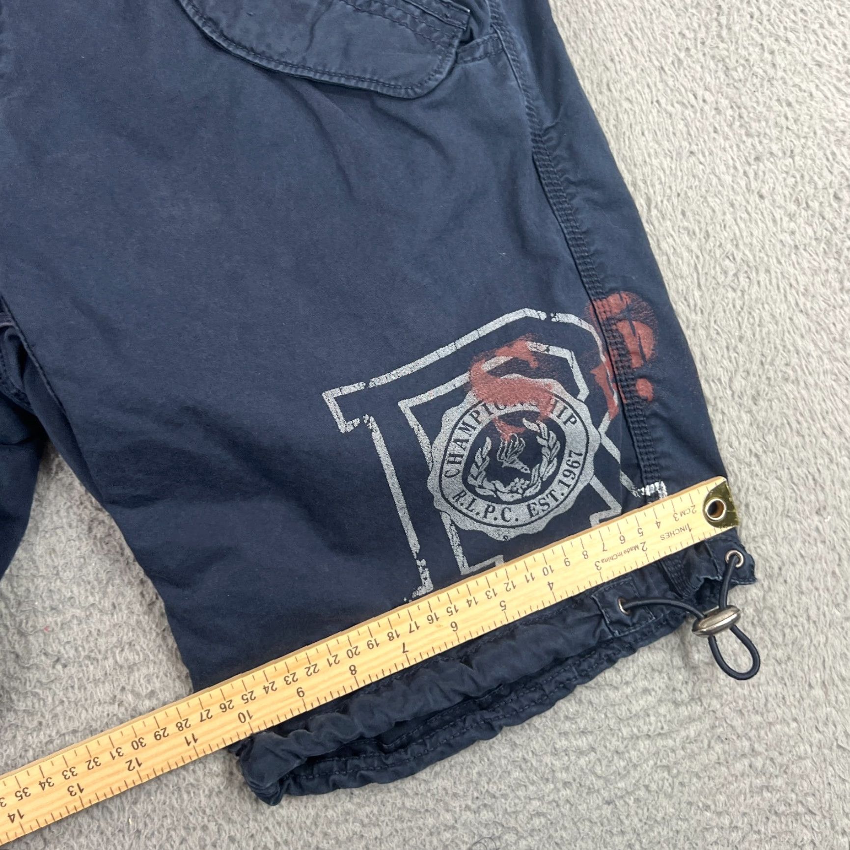 Polo Ralph Lauren VINTAGE Polo Ralph Lauren Cargo Shorts Men 32 Blue 90s Military Pockets Summer Casual Mens Size US XS / EU 42 / 0 - 4 Thumbnail