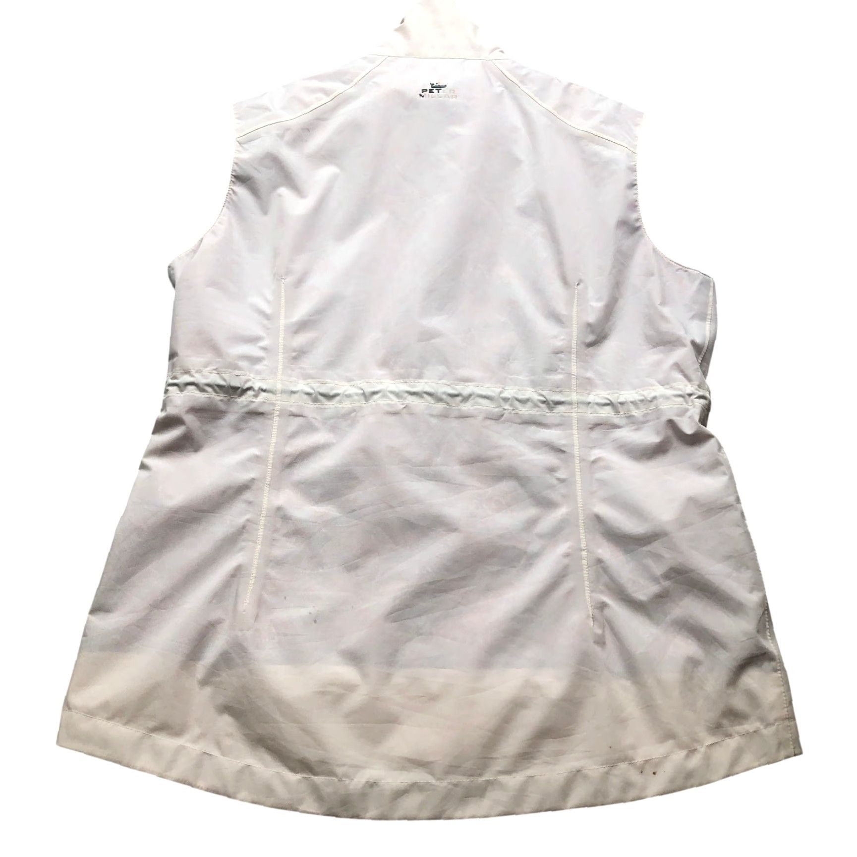 Peter Millar VINTAGE? No. Peter Millar Element Water Paisley Lined Utility Vest Jacket Women Small S White Size S / US 4 / IT 40 - 2 Thumbnail